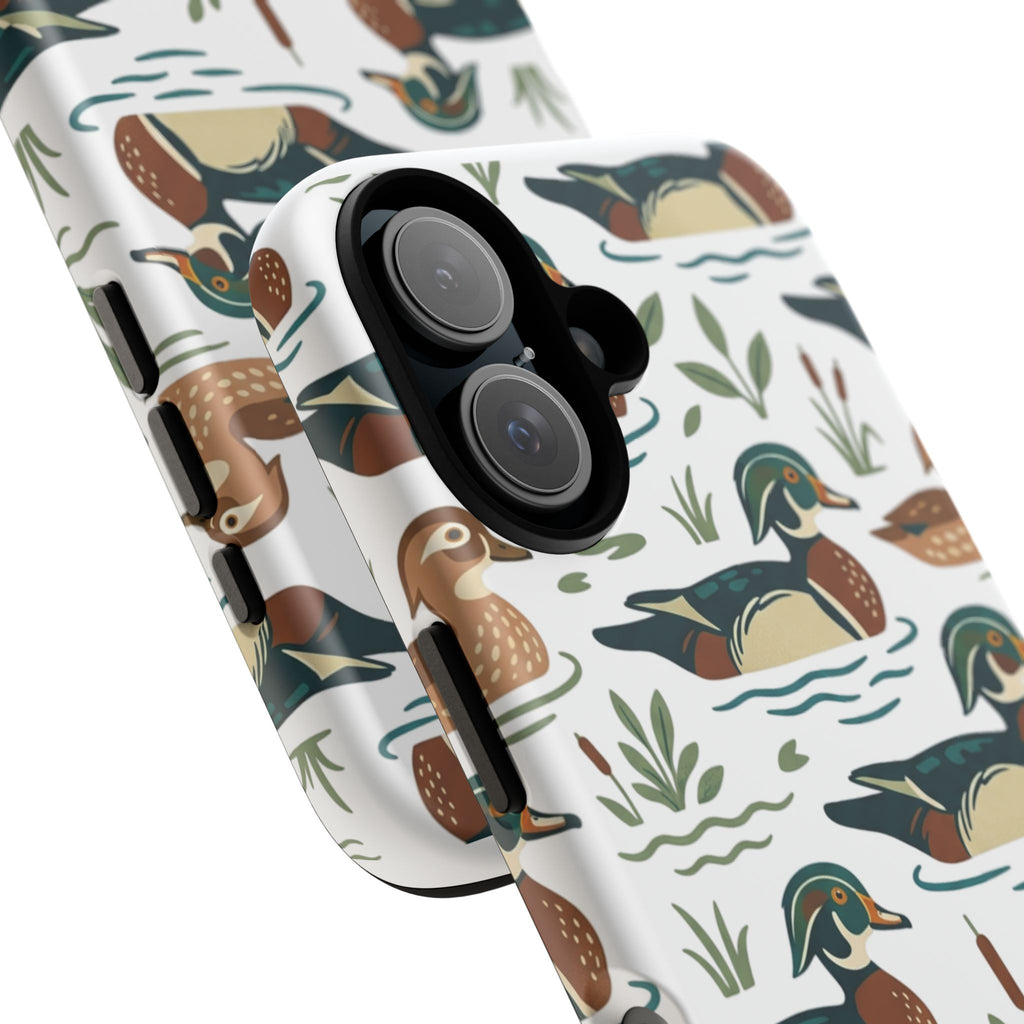 Duck Pattern Phone Case — Cute Woodland Waterfowl iPhone Case