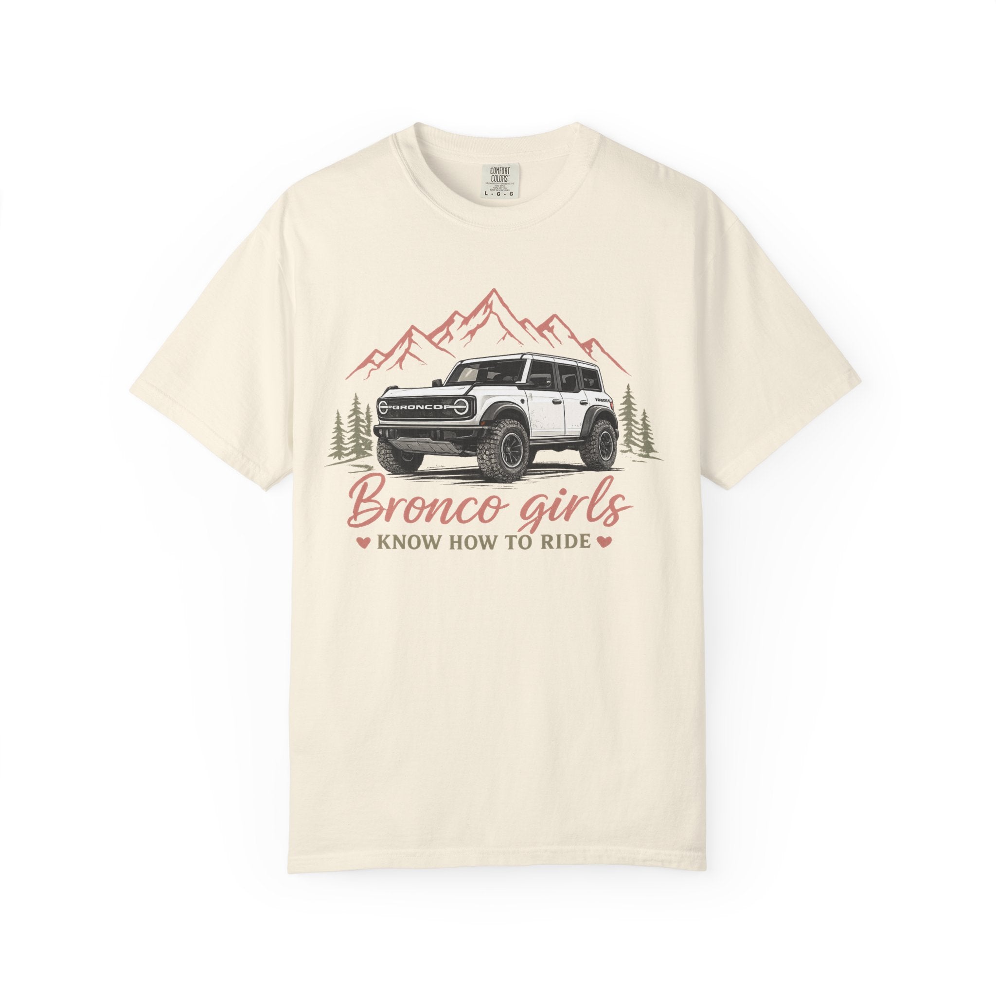 Bronco Girls T‑Shirt — "Bronco Girls Know How to Ride" Off‑Road Truck Tee