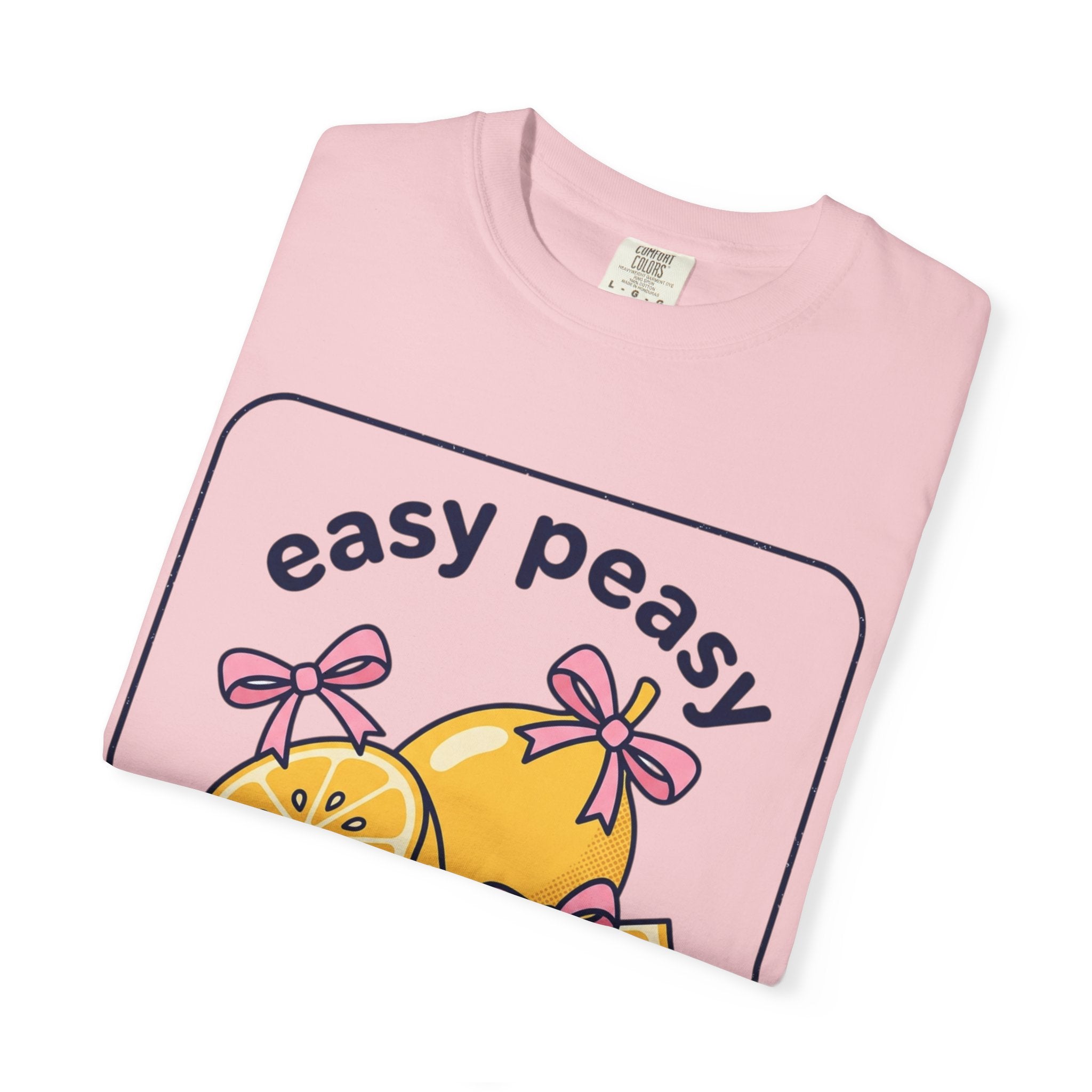 Easy Peasy Lemon Squeezy T-Shirt — Cute Citrus Graphic Tee