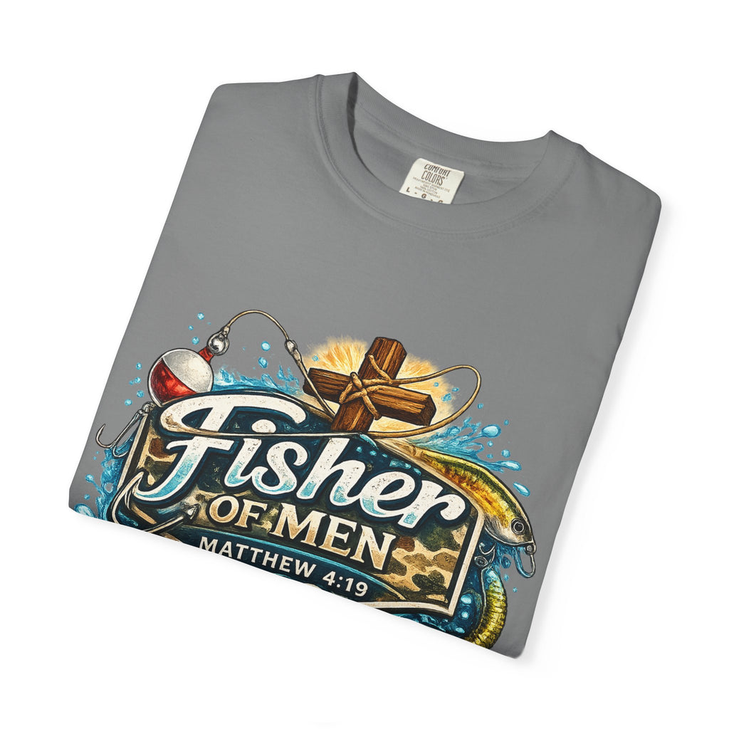 Fisher of Men T-Shirt — Matthew 4:19 Christian Fishing Tee