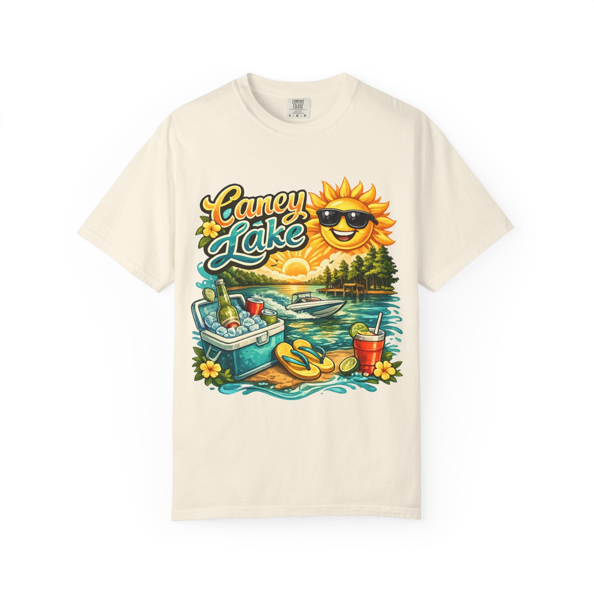 Caney Lake Summer Scene T-Shirt