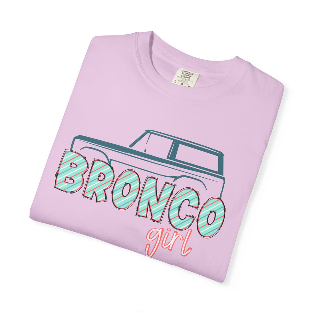 Bronco Girl T‑Shirt — Vintage SUV Graphic Tee for Women, 'Bronco Girl'