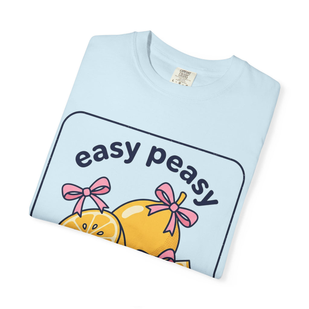 Easy Peasy Lemon Squeezy T-Shirt — Cute Citrus Graphic Tee