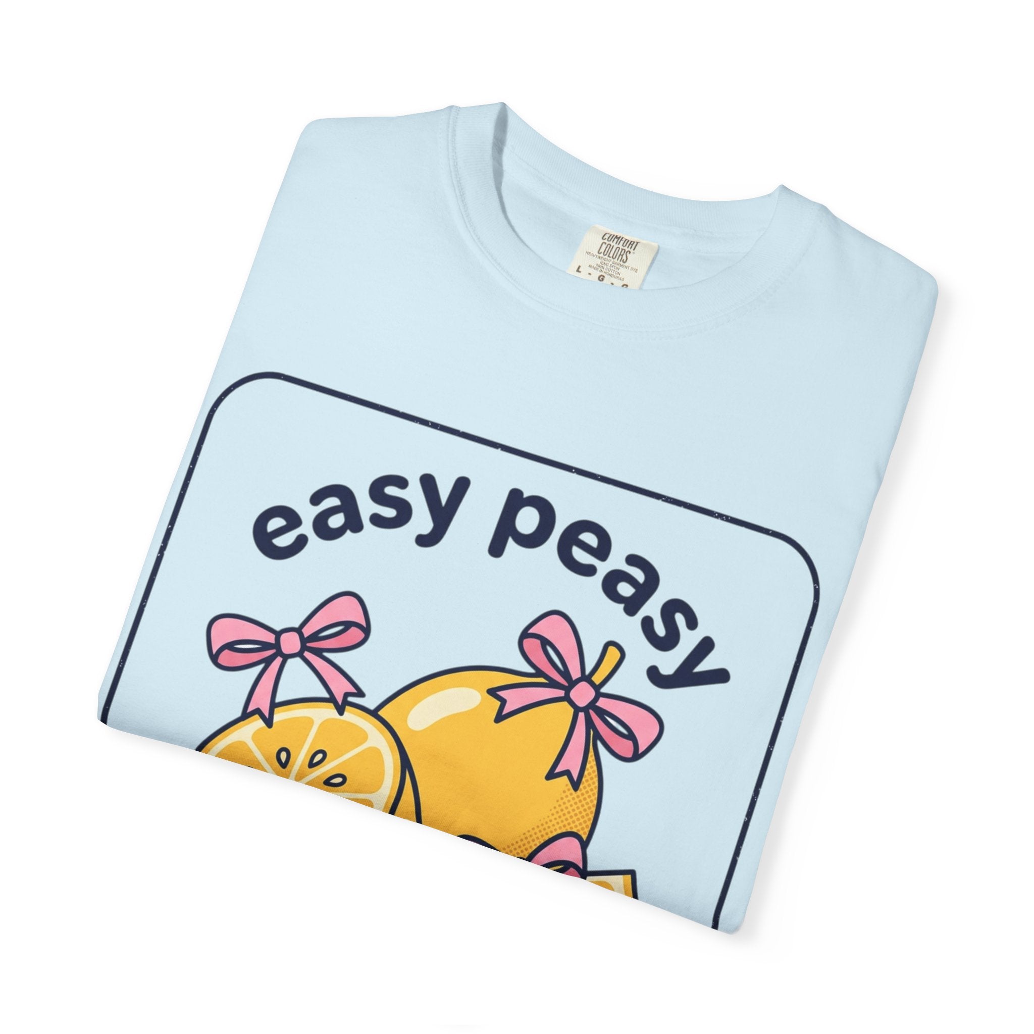 Easy Peasy Lemon Squeezy T-Shirt — Cute Citrus Graphic Tee