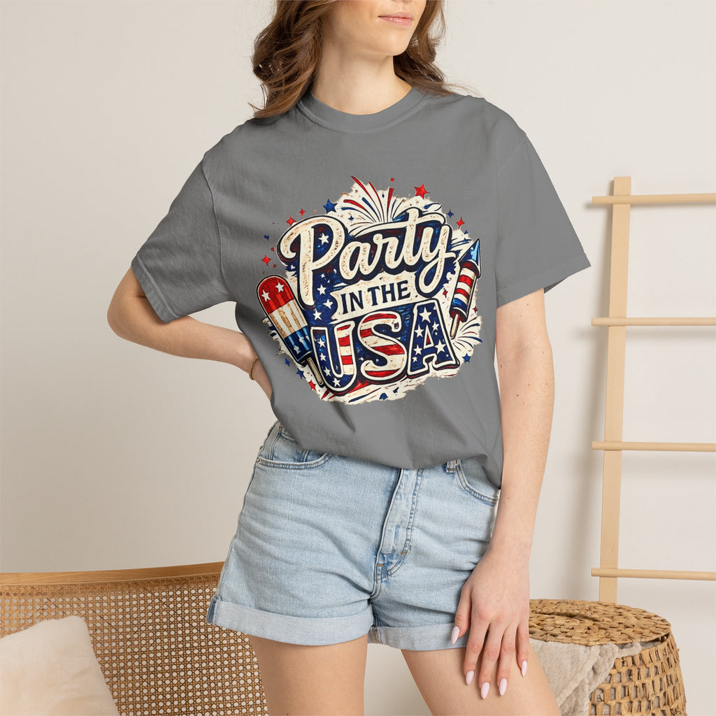 Party in the USA T-Shirt — Patriotic 4th of July Graphic Tee