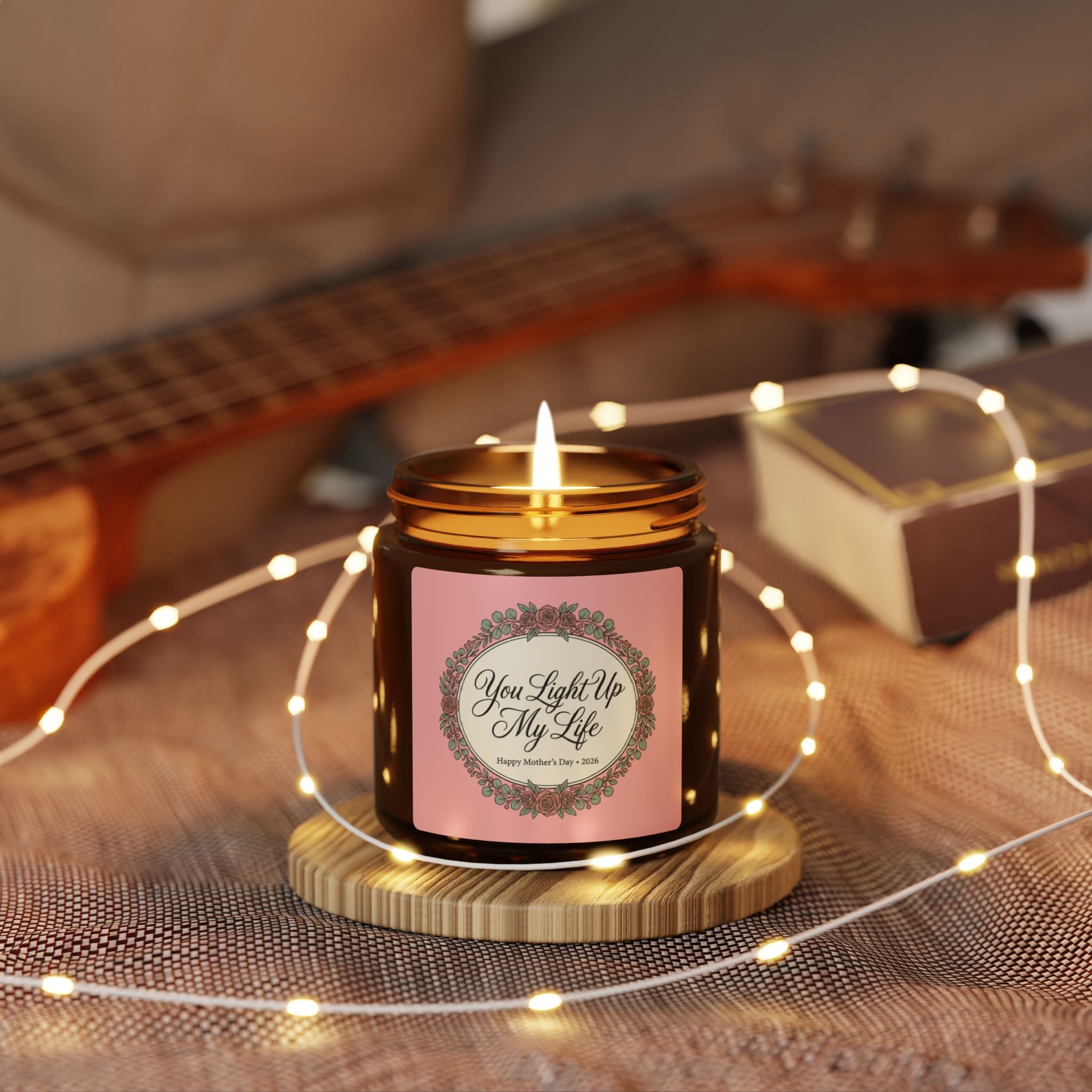 You Light Up My Life Soy Candle — Amber Jar Scented Candle (Multi-Size)