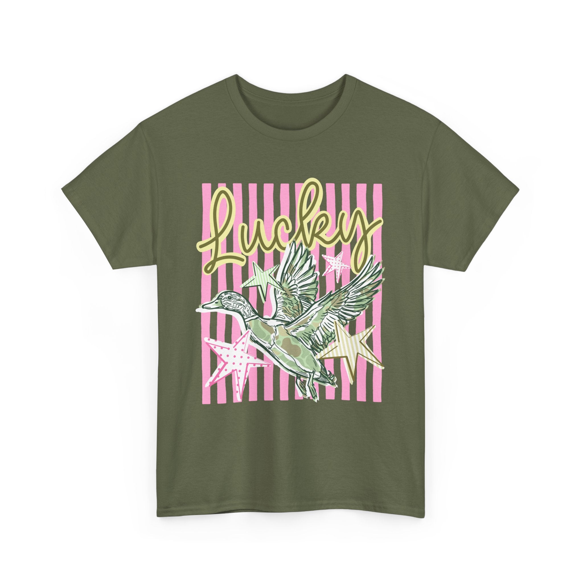 Lucky Dove T-Shirt — Retro Bird Graphic Tee