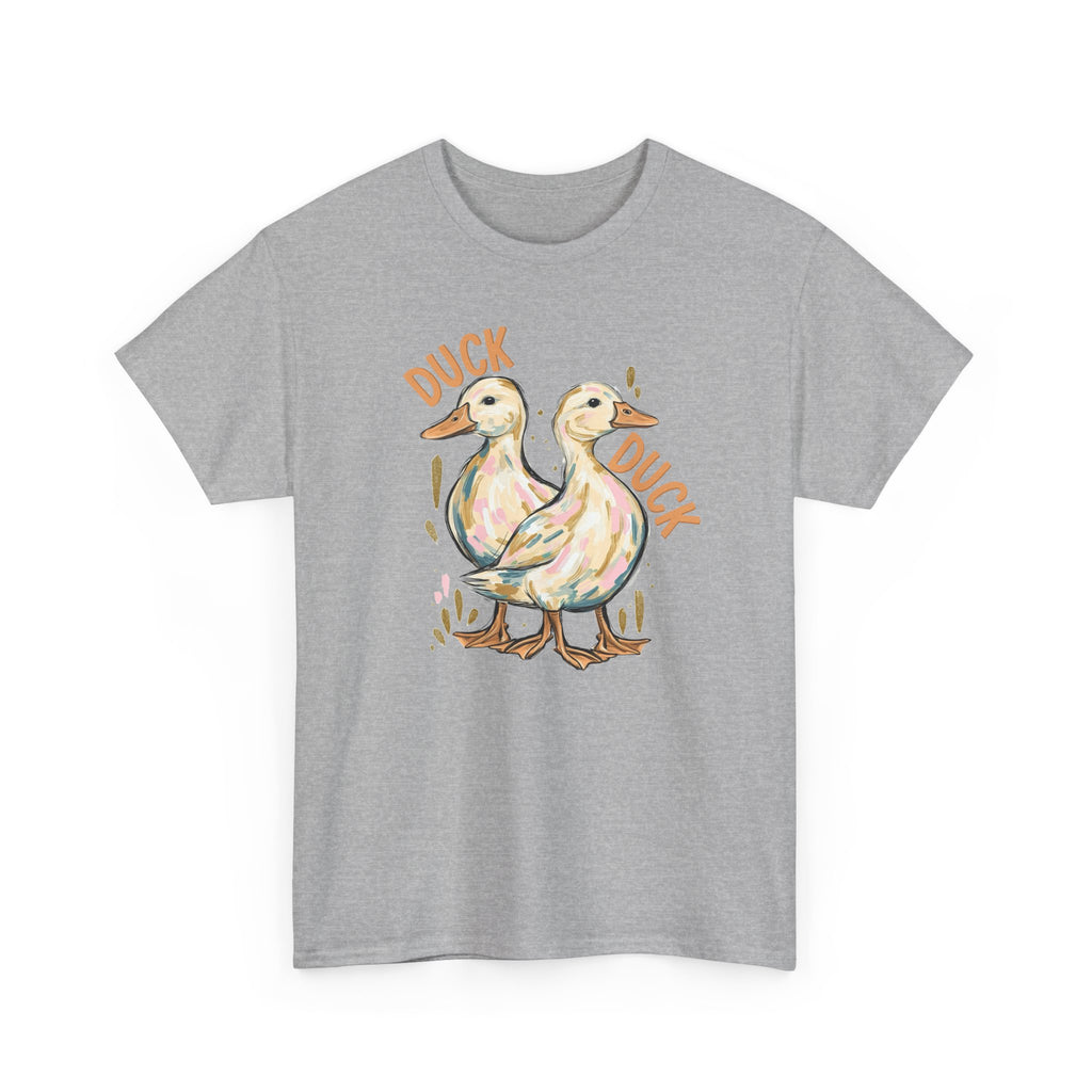 Duck Duck / Goose Tee — Cute Retro Duck & Goose Graphic T‑Shirt