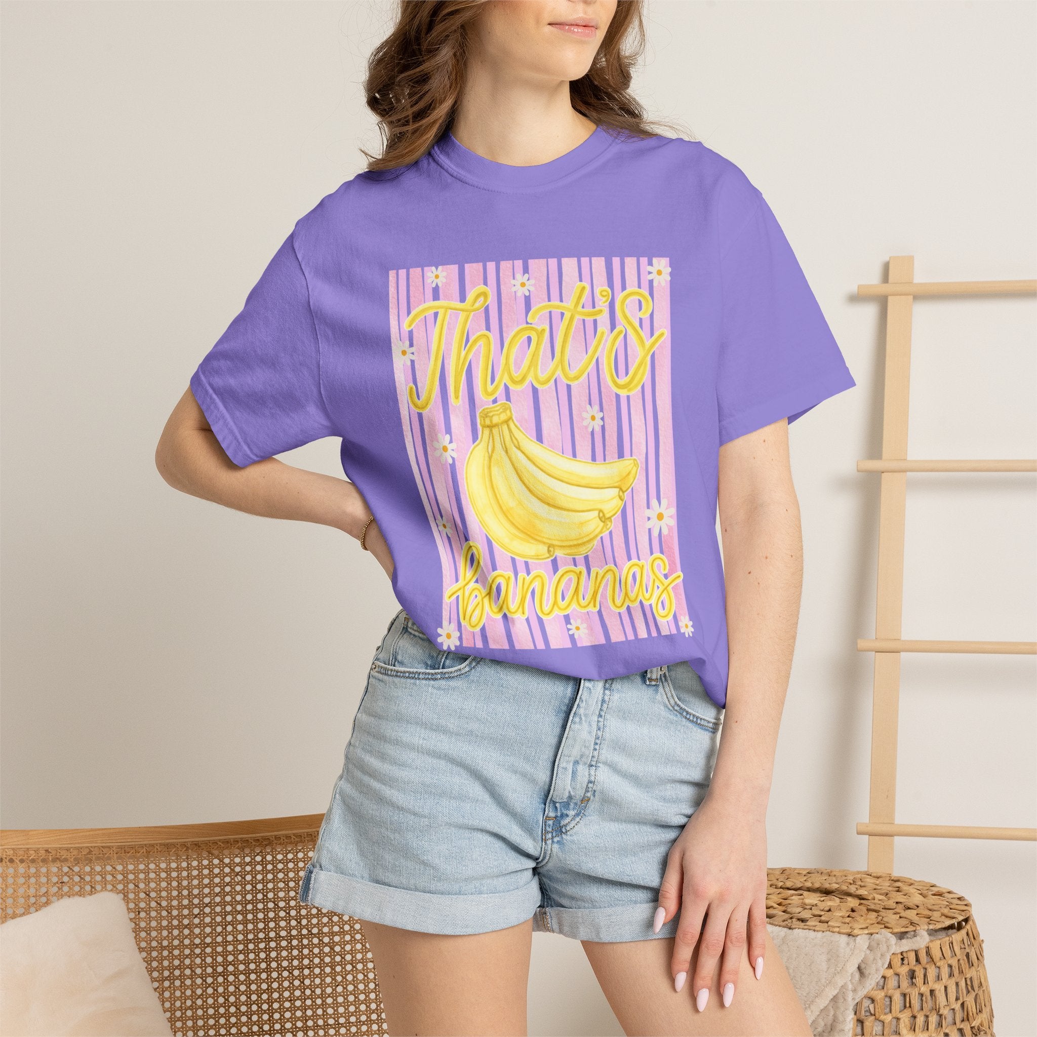 That’s Bananas T-Shirt — Retro Yellow Banana Graphic Tee
