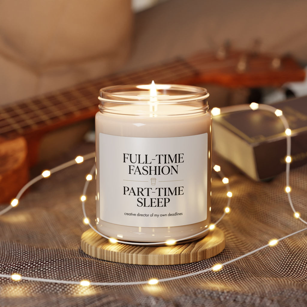 Full-Time Fashion | Scented Soy Candle, Parisian Chic Editorial