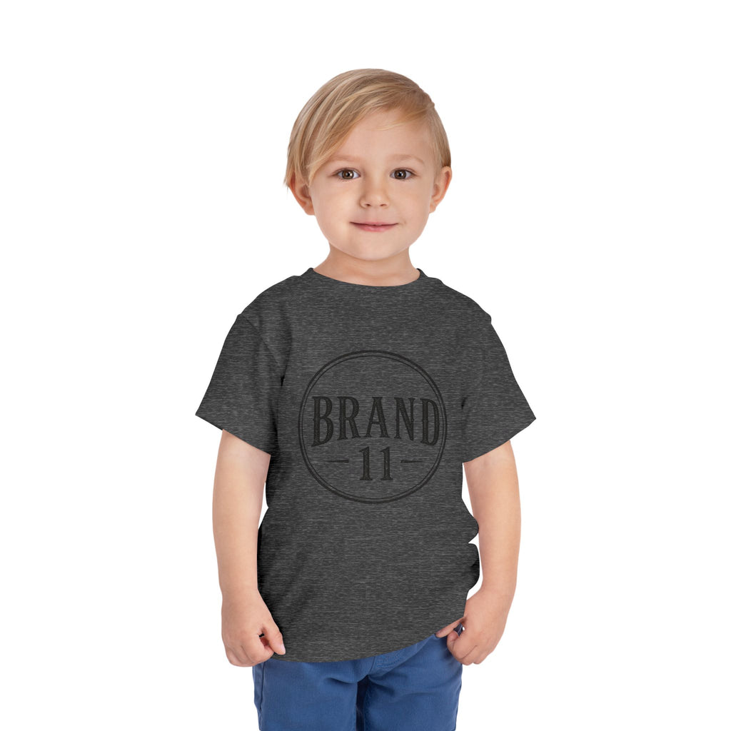 Toddler Tee — Retro 'Brand 11' Vintage Circle Logo Shirt