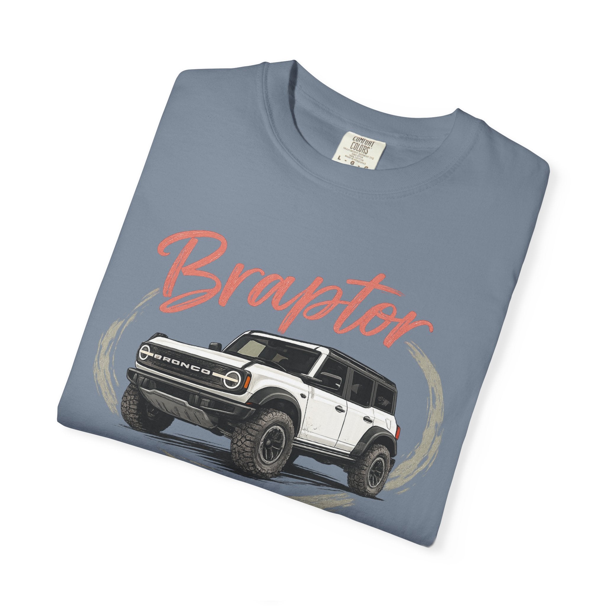 Bronco 'Braptor' Graphic T‑Shirt – Vintage Off‑Road SUV Tee