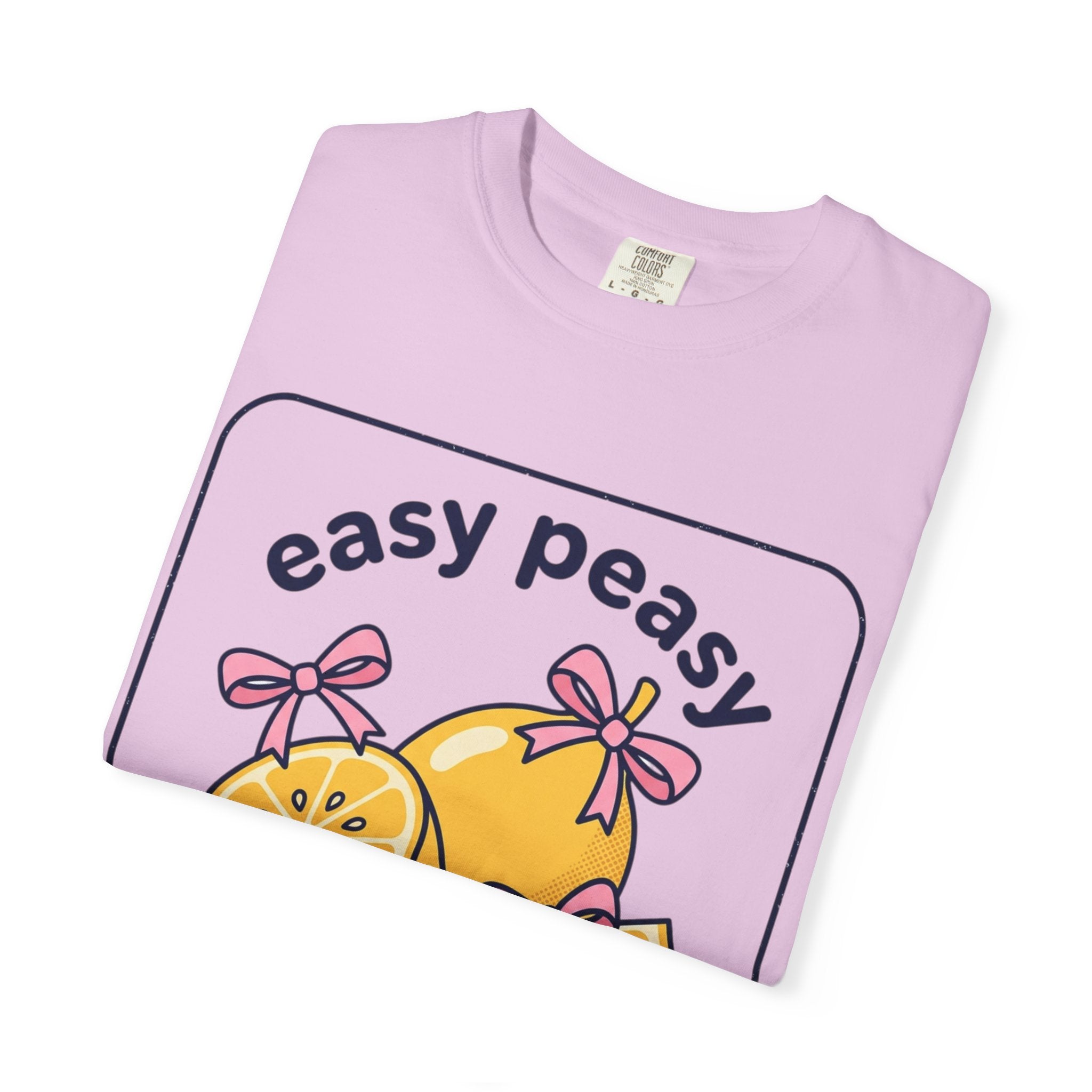 Easy Peasy Lemon Squeezy T-Shirt — Cute Citrus Graphic Tee