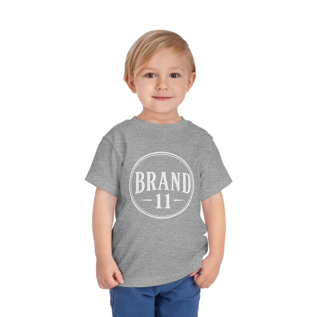 Toddler Tee — Retro 'Brand 11' Circle Logo Kids Shirt