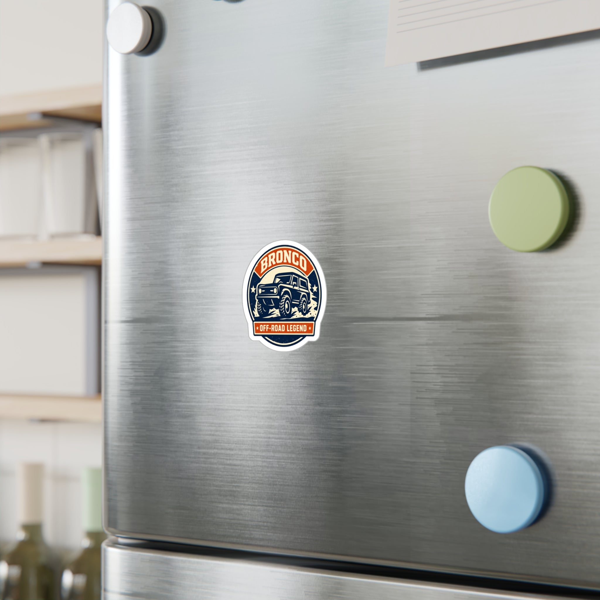 Bronco Off-Road Legend Vinyl Sticker — Kiss-Cut Decal