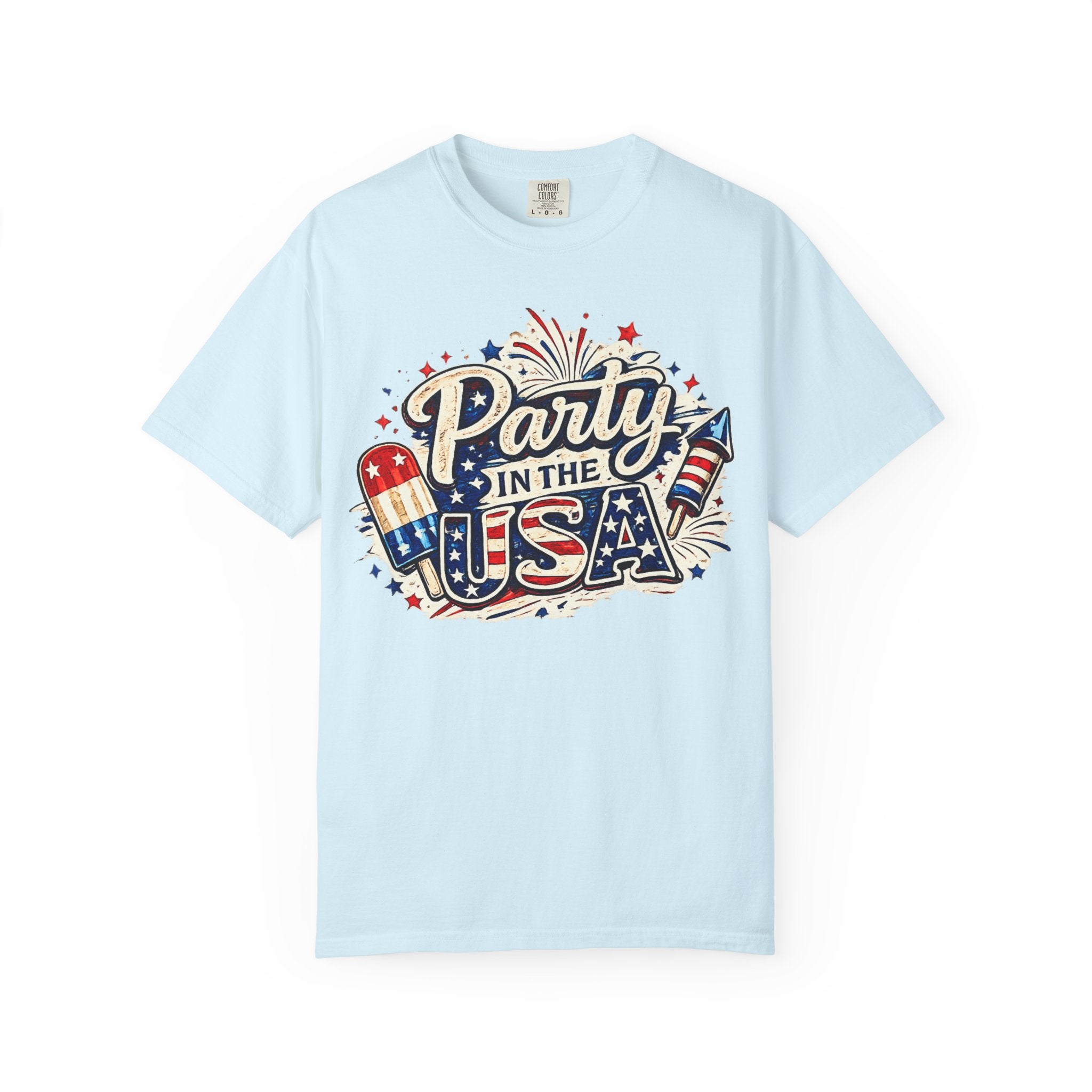 Party in the USA T-Shirt — Patriotic 4th of July Graphic Tee