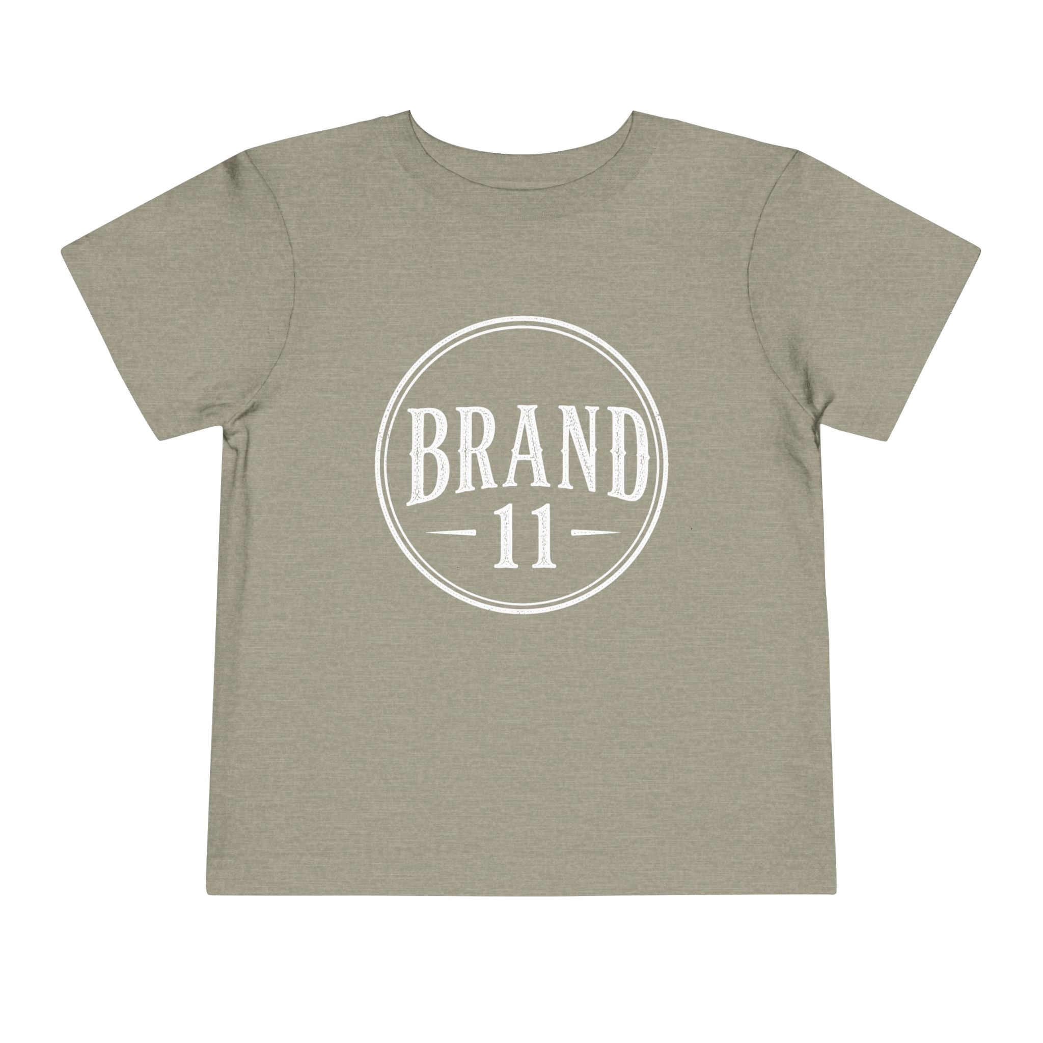 Toddler Tee — Retro 'Brand 11' Circle Logo Kids Shirt