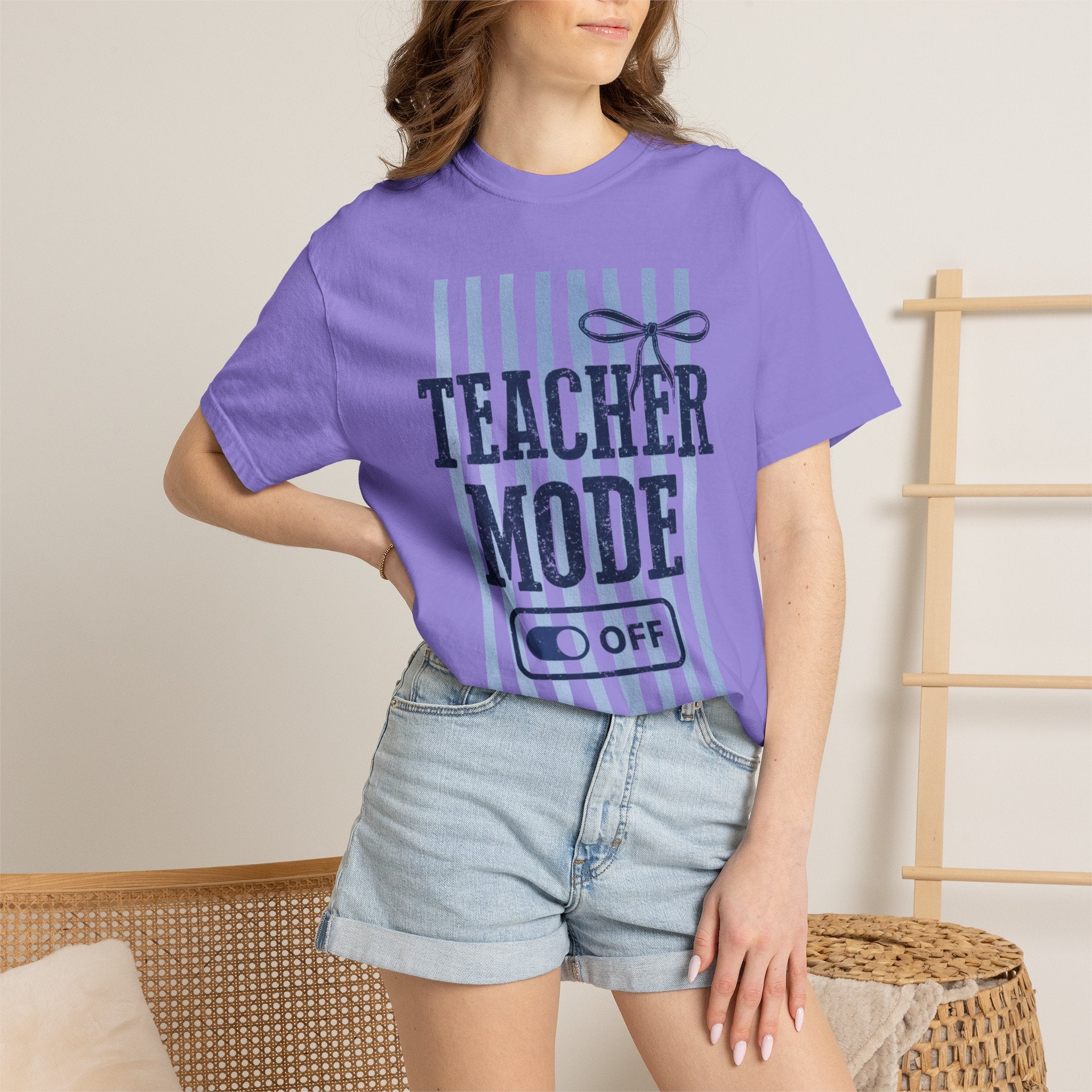 Teacher Mode Off T-Shirt — Funny Teacher Gift Tee