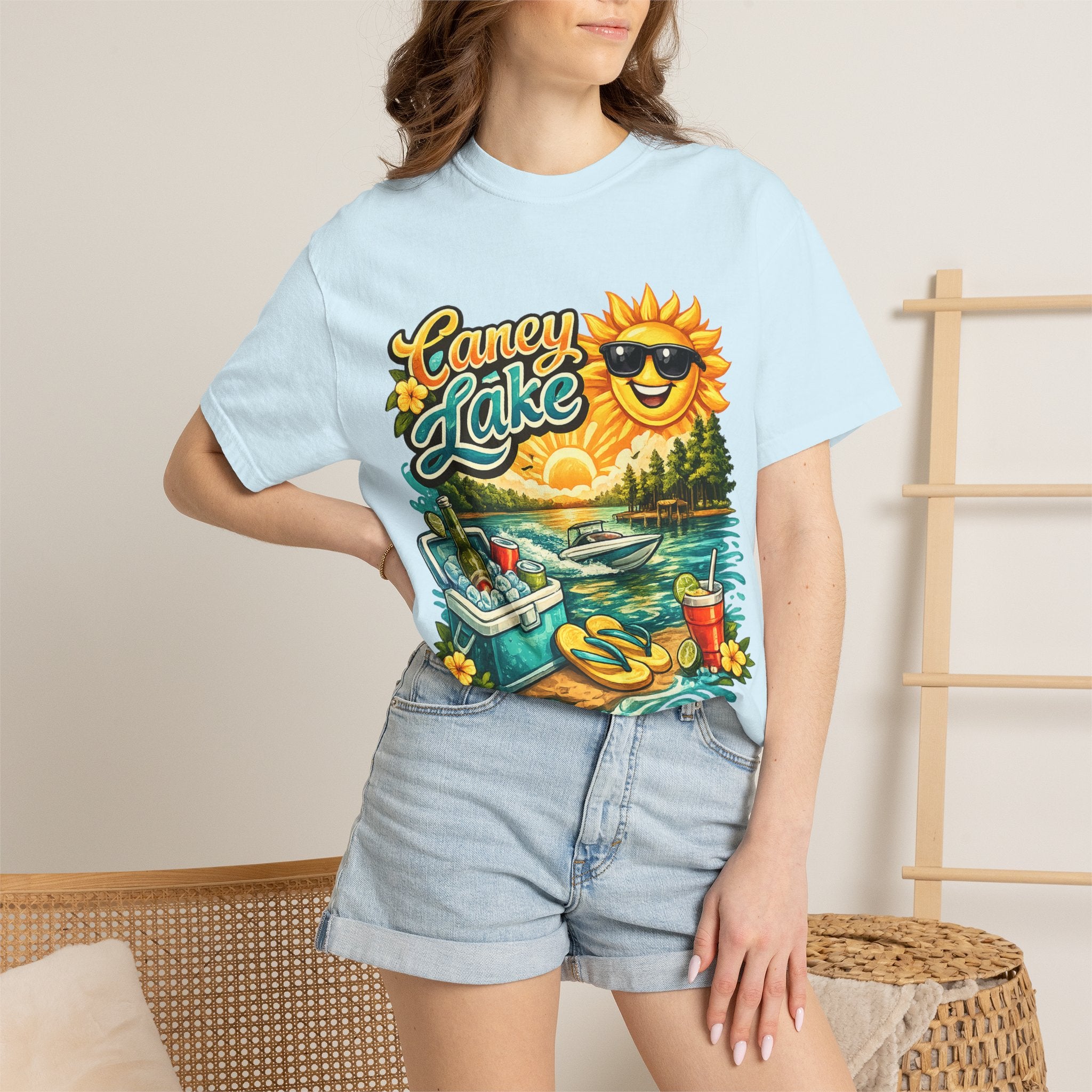 Caney Lake Summer Scene T-Shirt