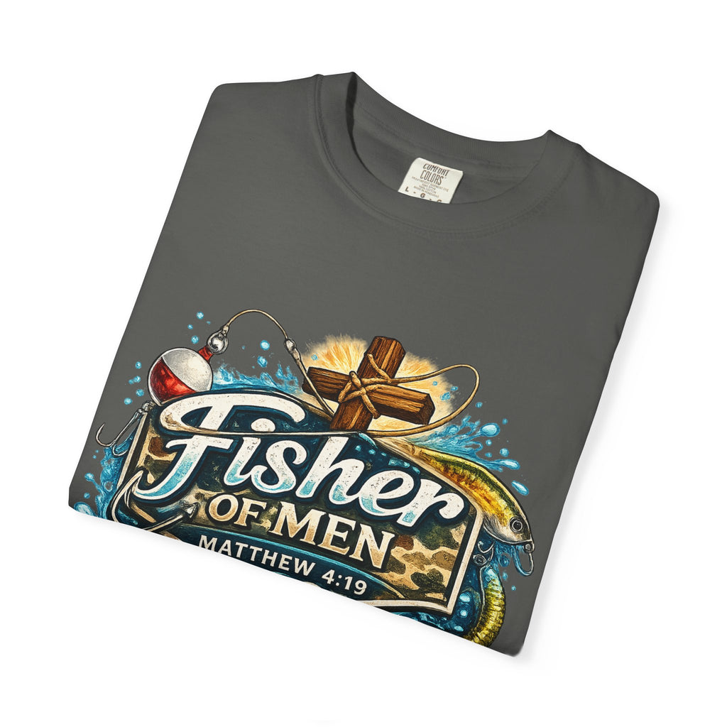Fisher of Men T-Shirt — Matthew 4:19 Christian Fishing Tee