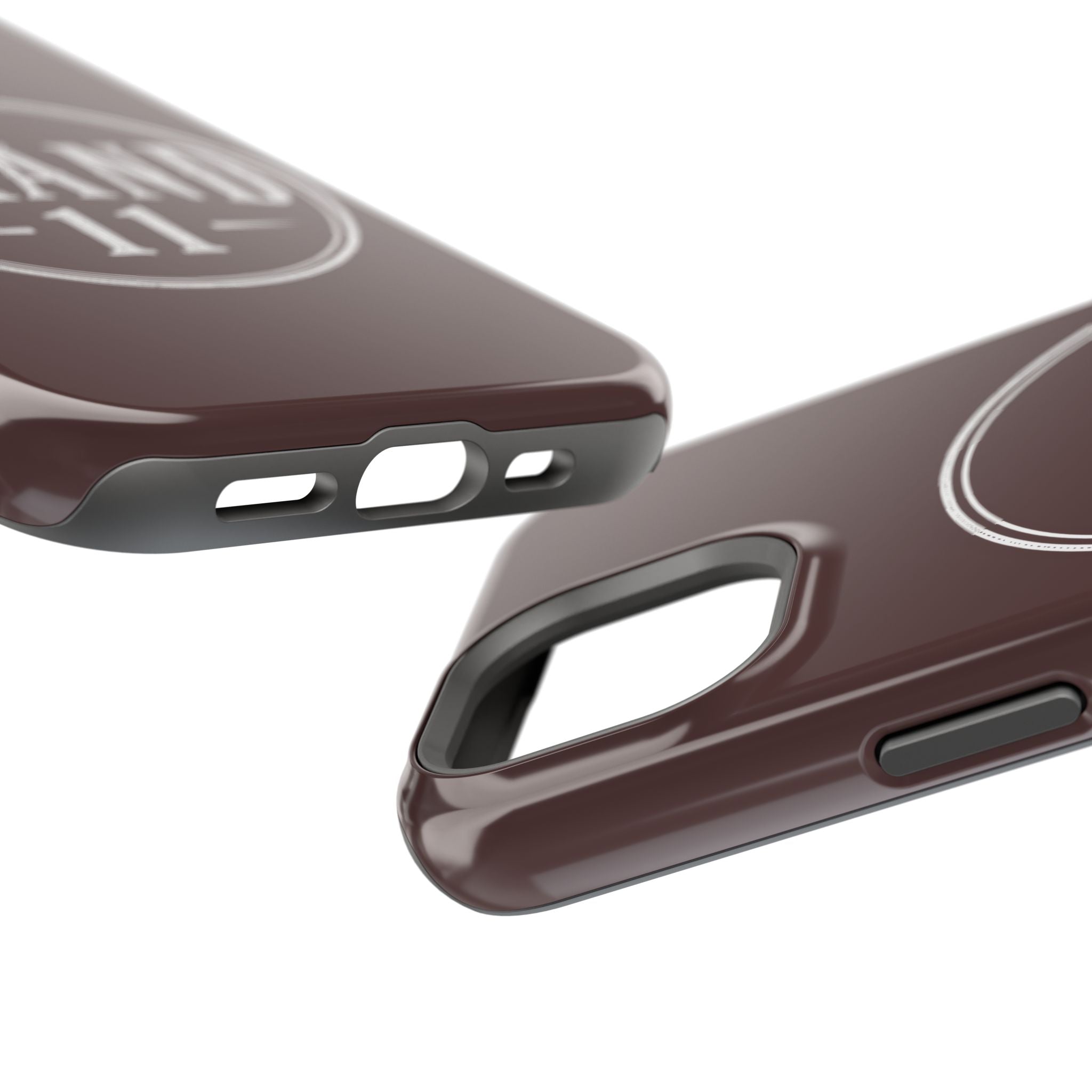 Magnetic Impact-Resistant Phone Case — Vintage 'Brand 11' Logo, MagSafe-Compatible Protective Cover