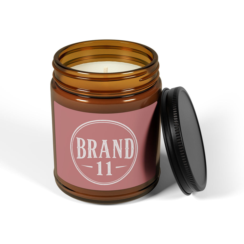 Amber Jar Soy Candle — Scented Aromatherapy Candle in Amber Jar (Multiple Sizes)