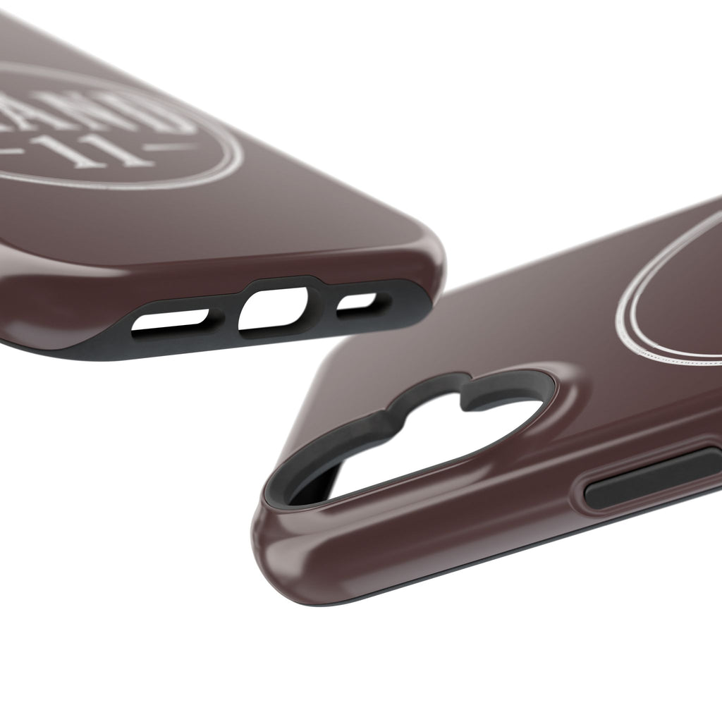 Magnetic Impact-Resistant Phone Case — Vintage 'Brand 11' Logo, MagSafe-Compatible Protective Cover