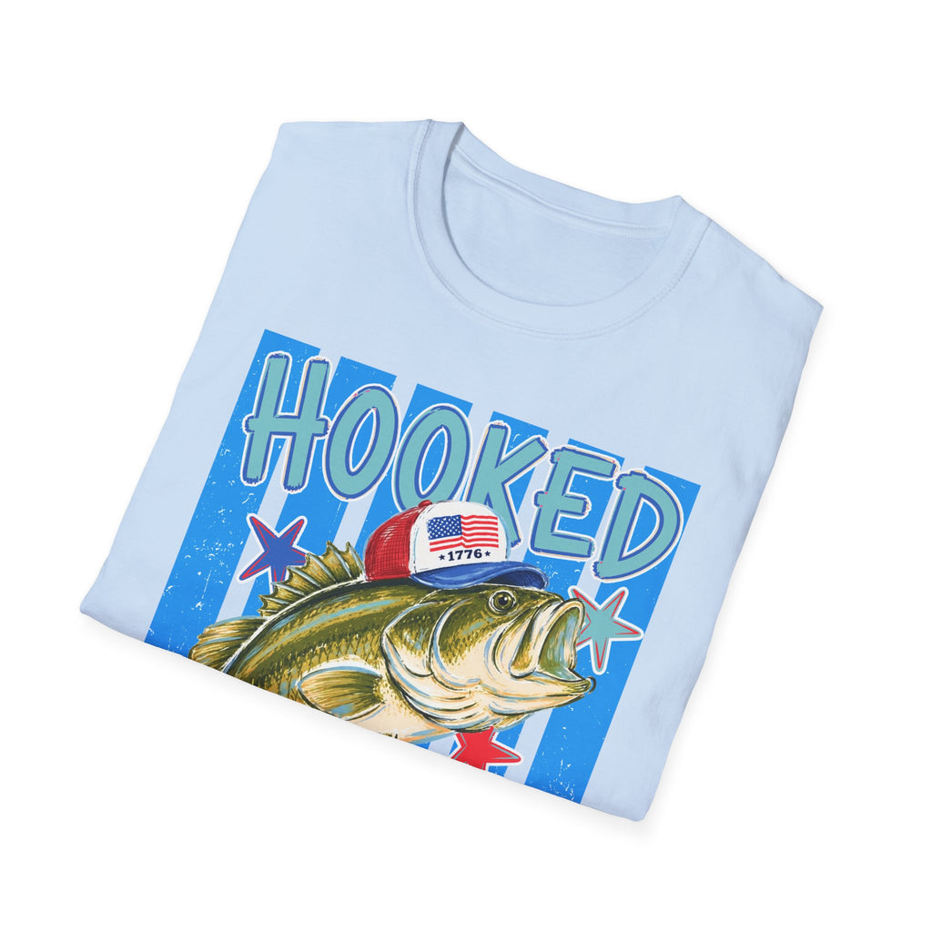 Hooked on Freedom Fishing T-Shirt