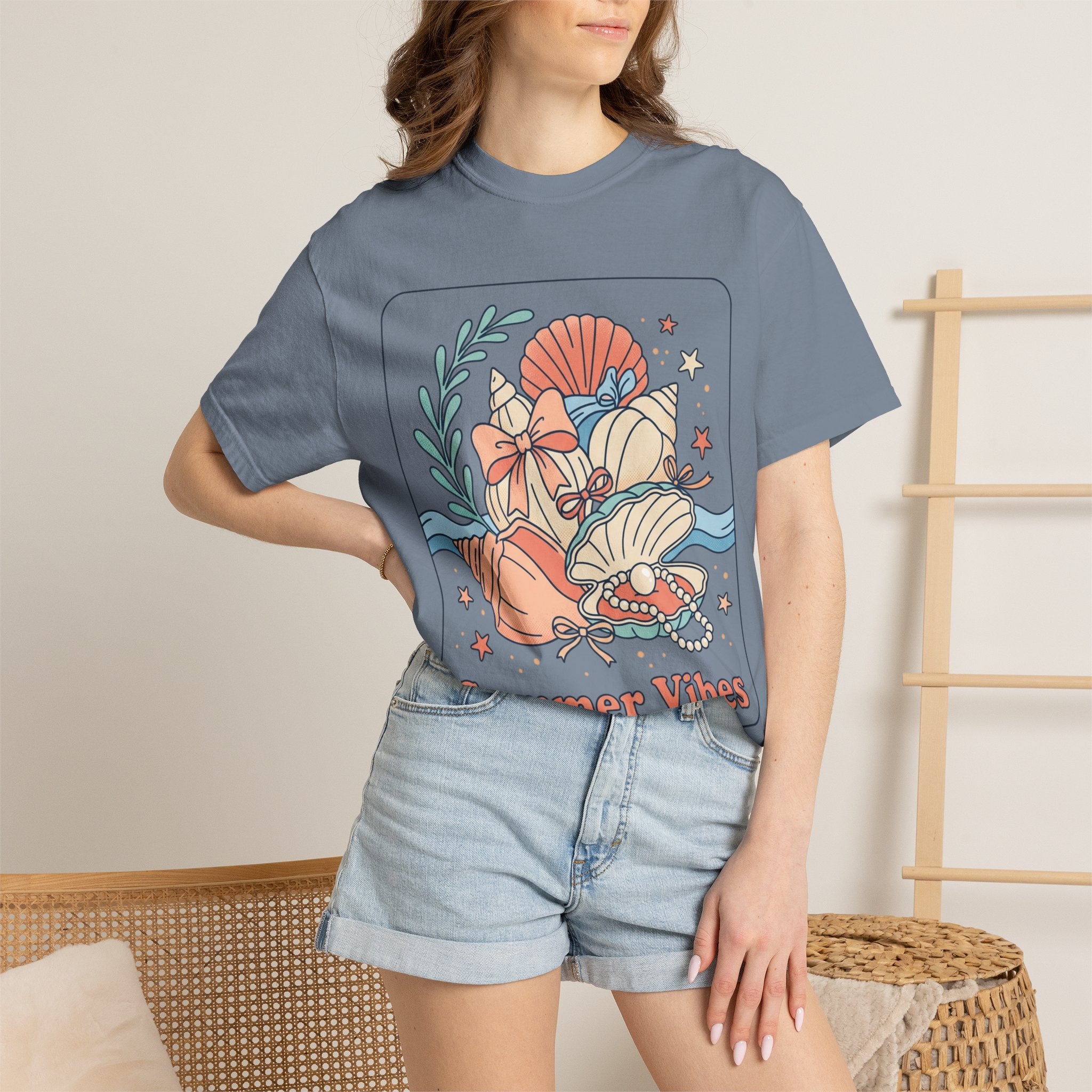 Summer Vibes Seashell T-Shirt