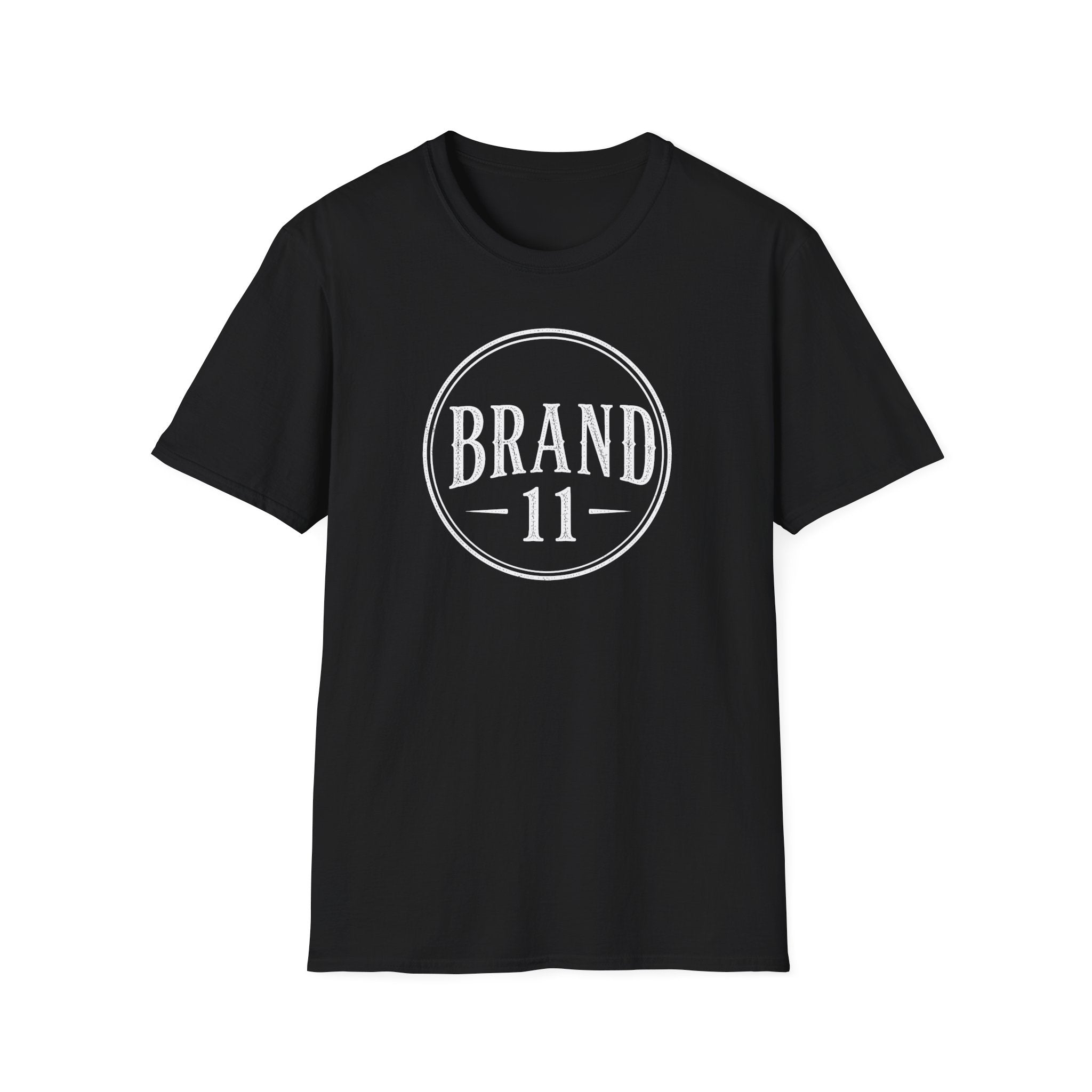 Brand 11 Circle Logo T-Shirt — Vintage Badge Graphic Tee