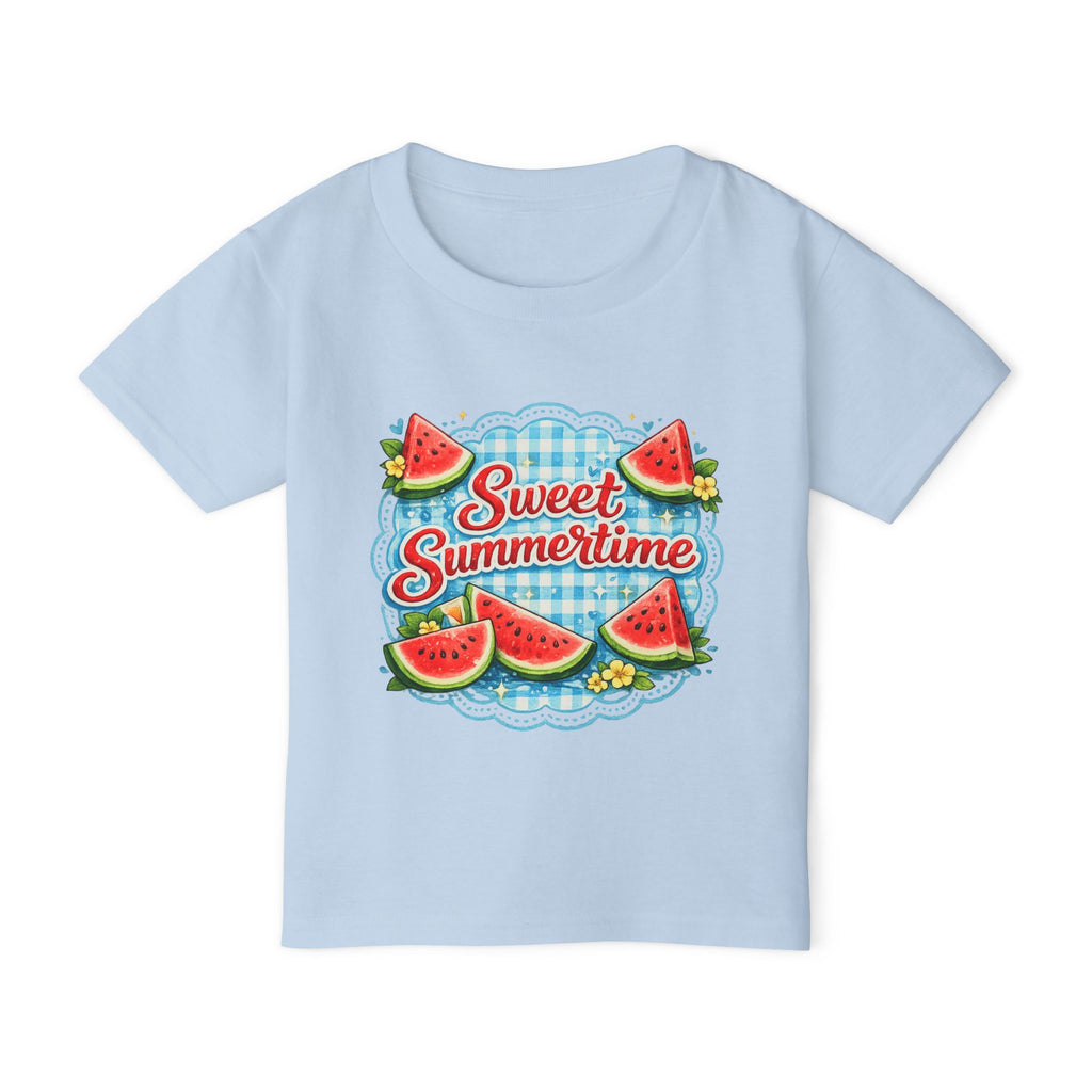 Toddler T-Shirt — "Sweet Summertime" Watermelon Summer Tee for Kids