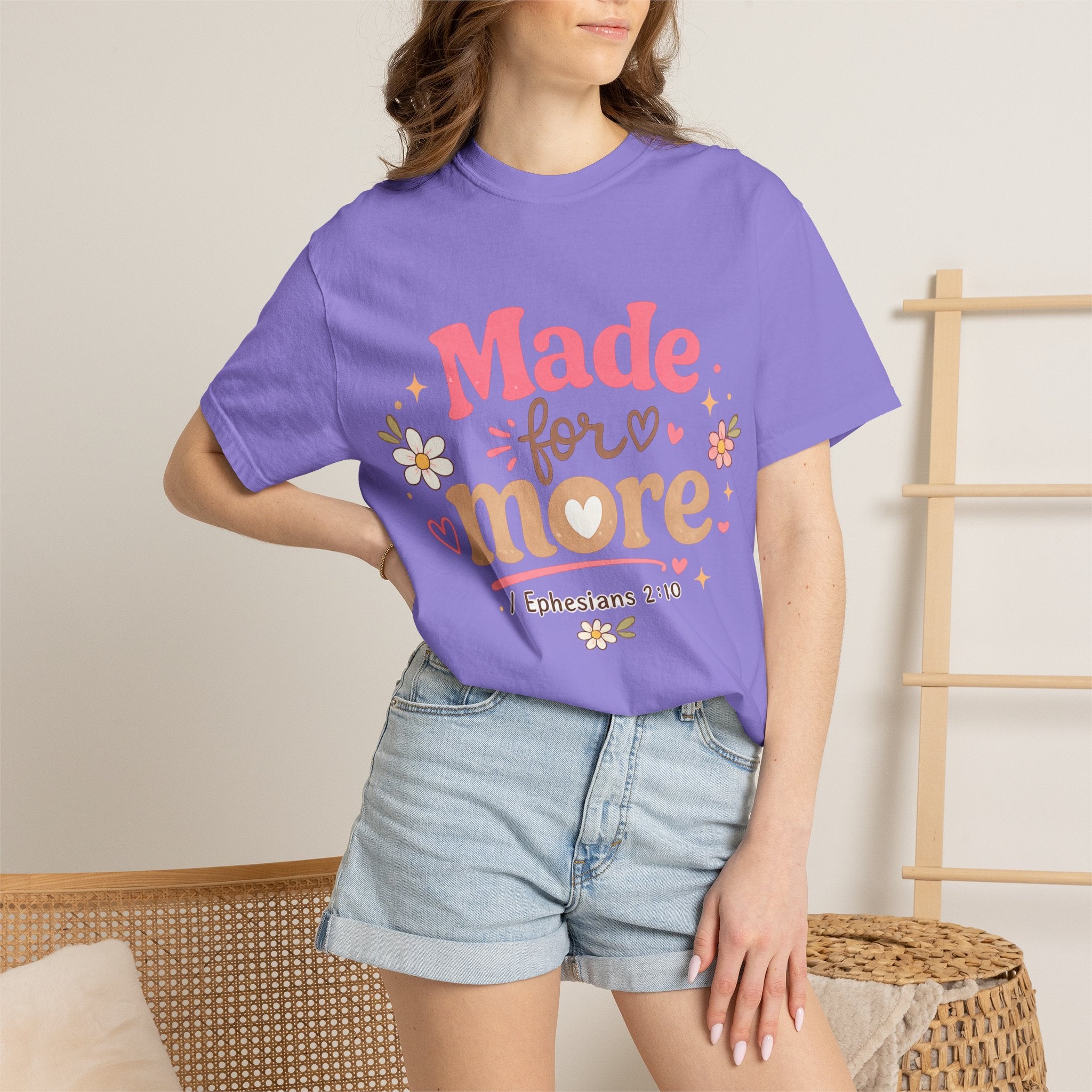 Made for More T-Shirt — Ephesians 2:10 Inspirational Christian Tee