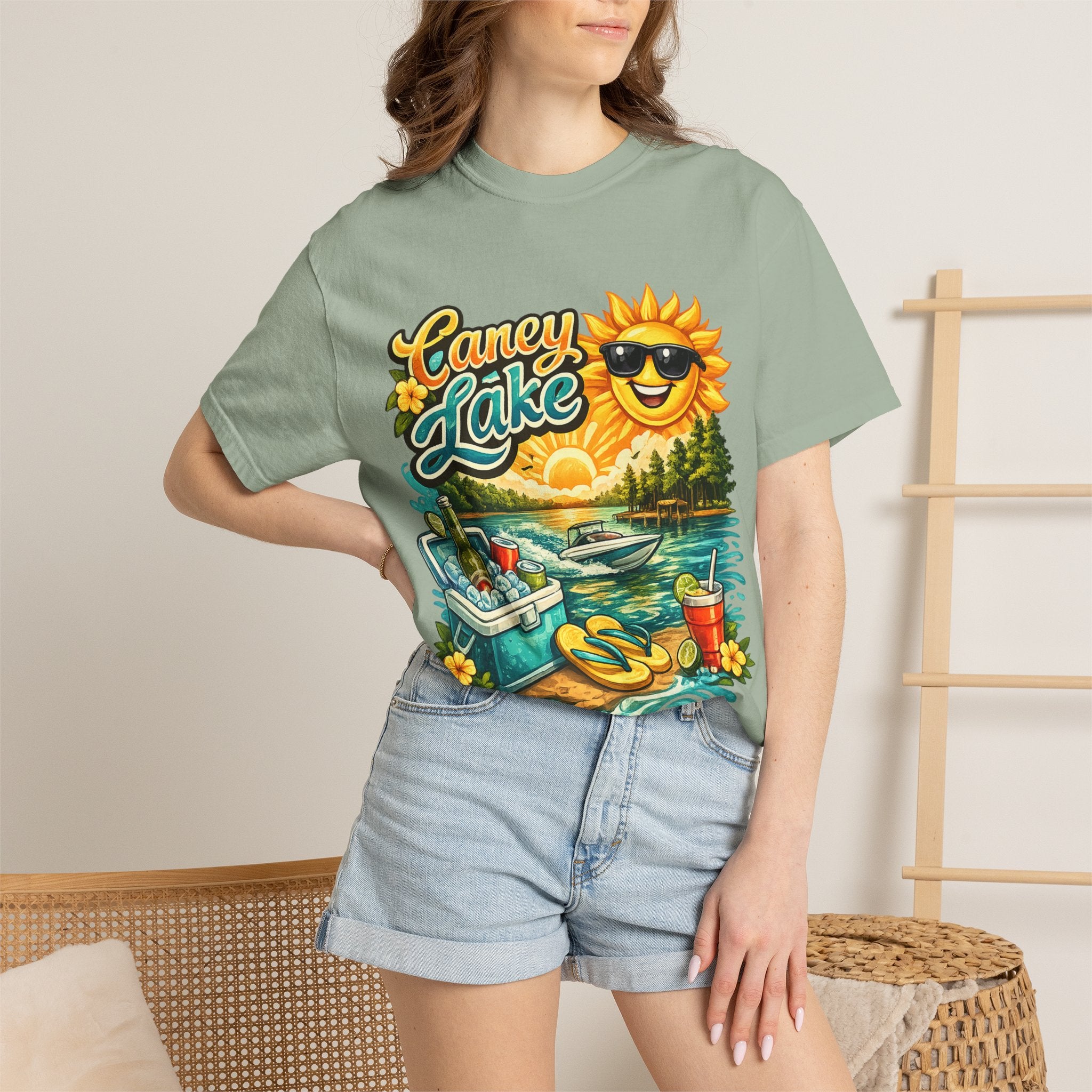 Caney Lake Summer Scene T-Shirt