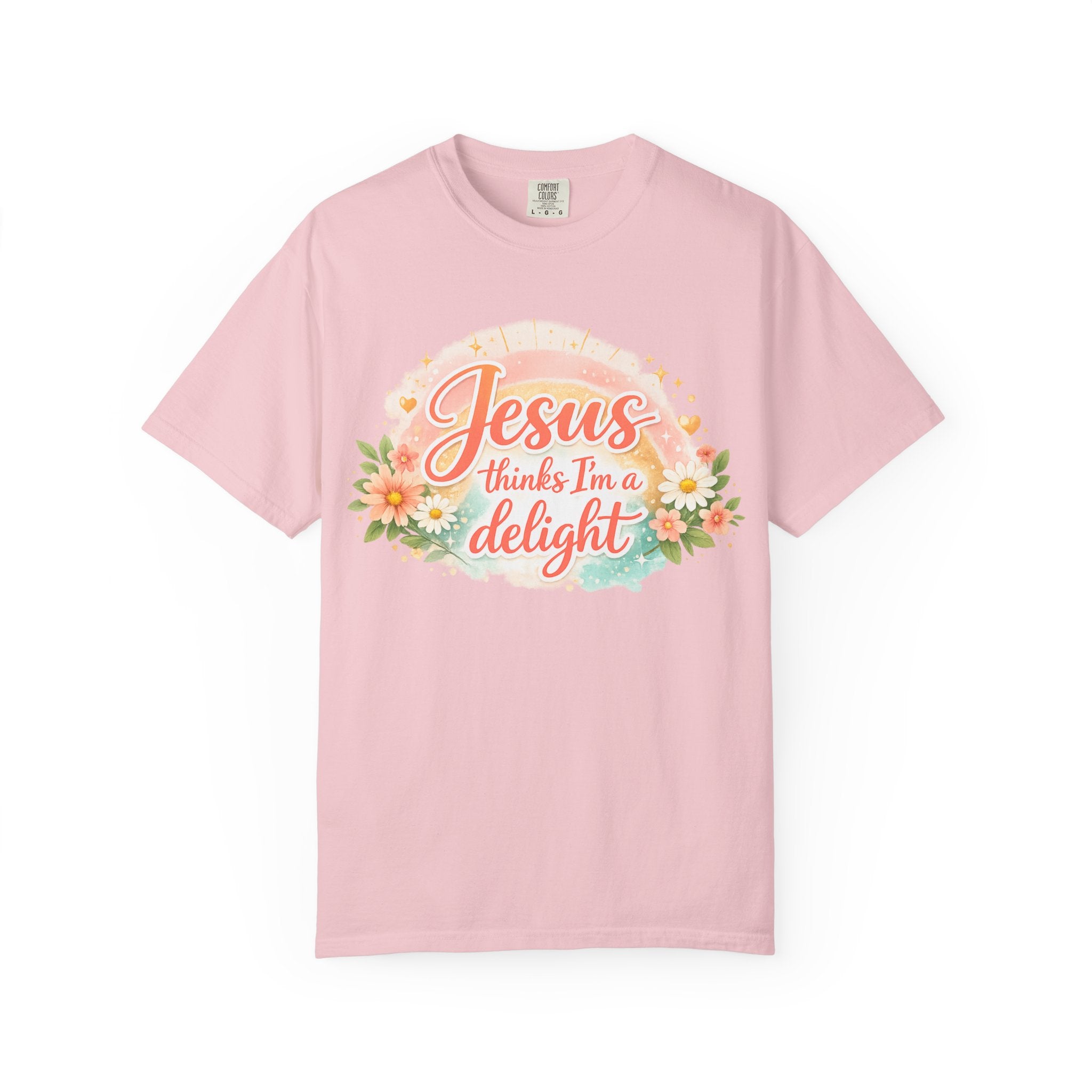 Jesus Thinks I’m a Delight Floral T-Shirt