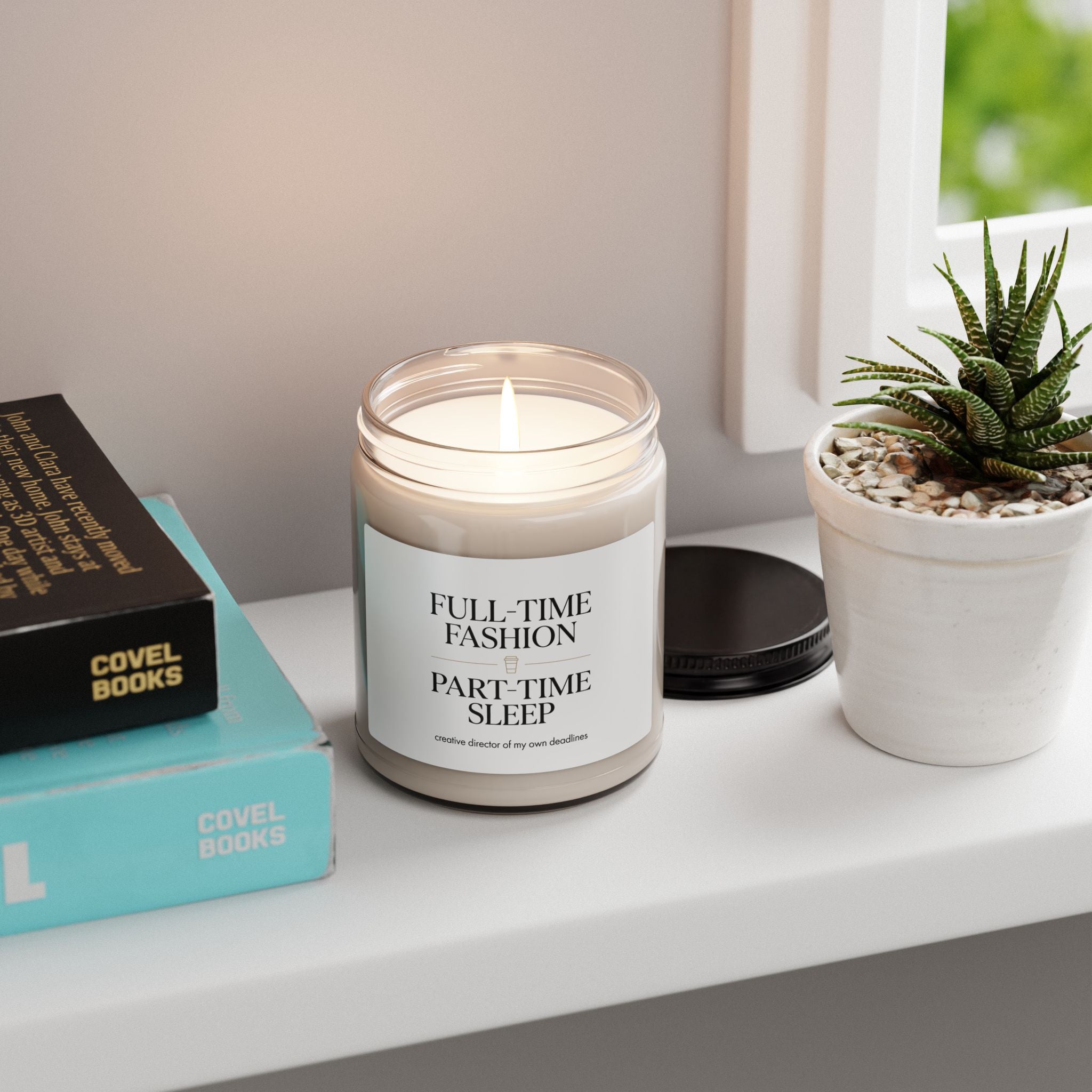 Full-Time Fashion | Scented Soy Candle, Parisian Chic Editorial