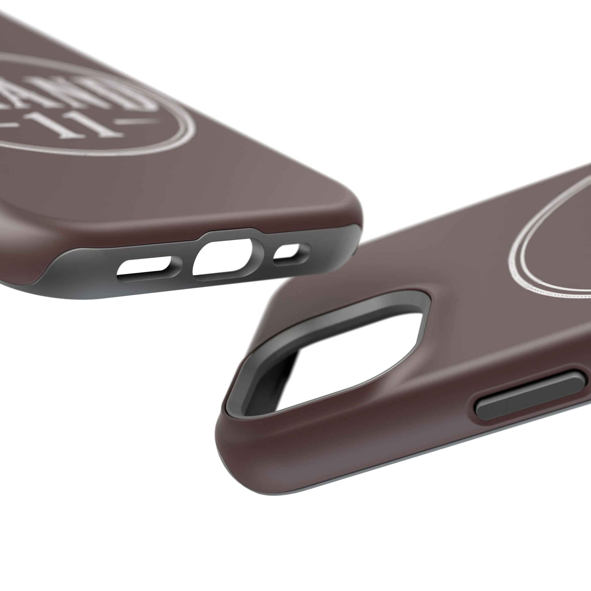 Magnetic Impact-Resistant Phone Case — Vintage 'Brand 11' Logo, MagSafe-Compatible Protective Cover