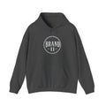 Brand 11 Vintage Circle Logo Hoodie – Classic Black Pullover