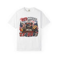 Red White and Feral T-Shirt — Patriotic Raccoon Graphic Tee for July 4th