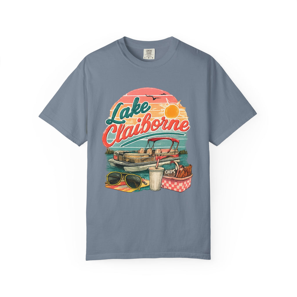 Lake Claiborne Retro Picnic T-Shirt