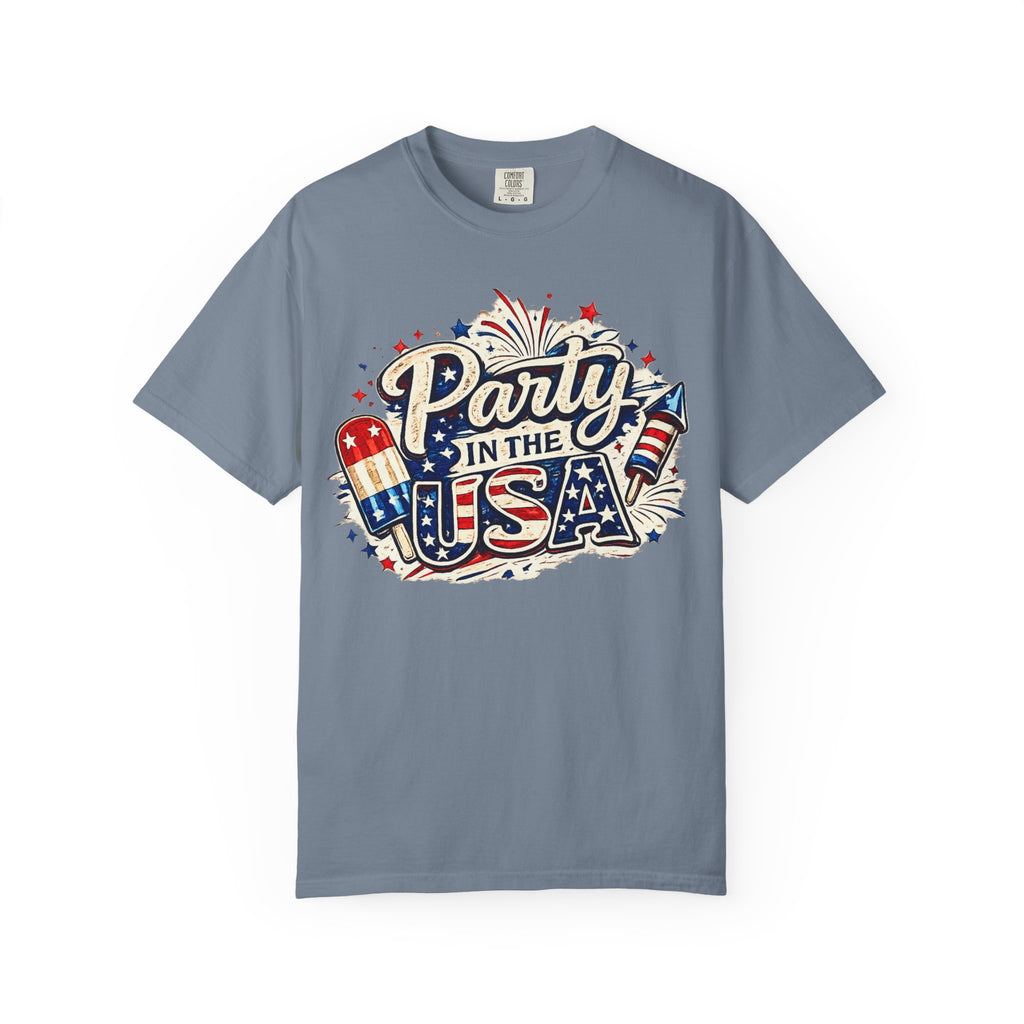 Party in the USA T-Shirt — Patriotic 4th of July Graphic Tee