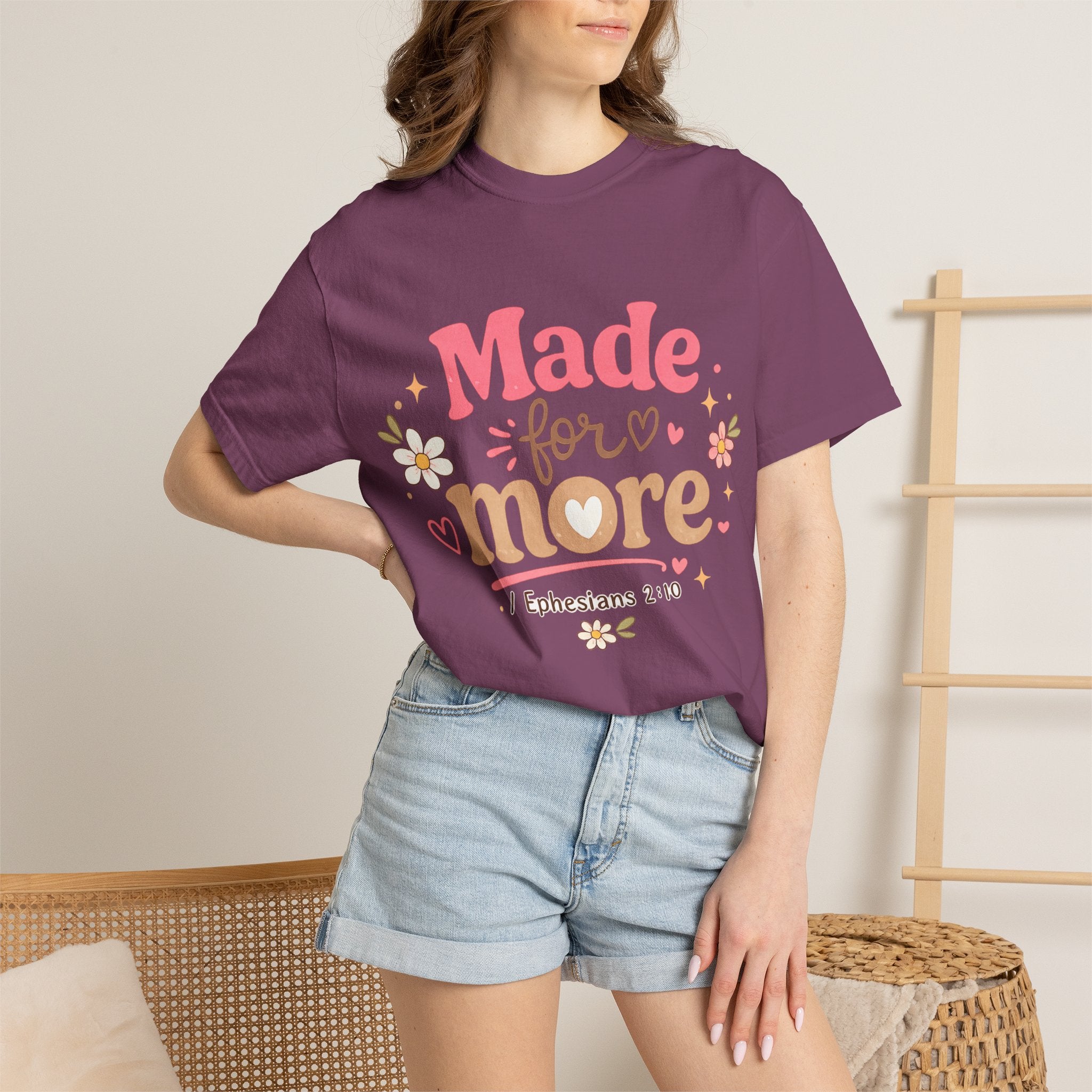 Made for More T-Shirt — Ephesians 2:10 Inspirational Christian Tee