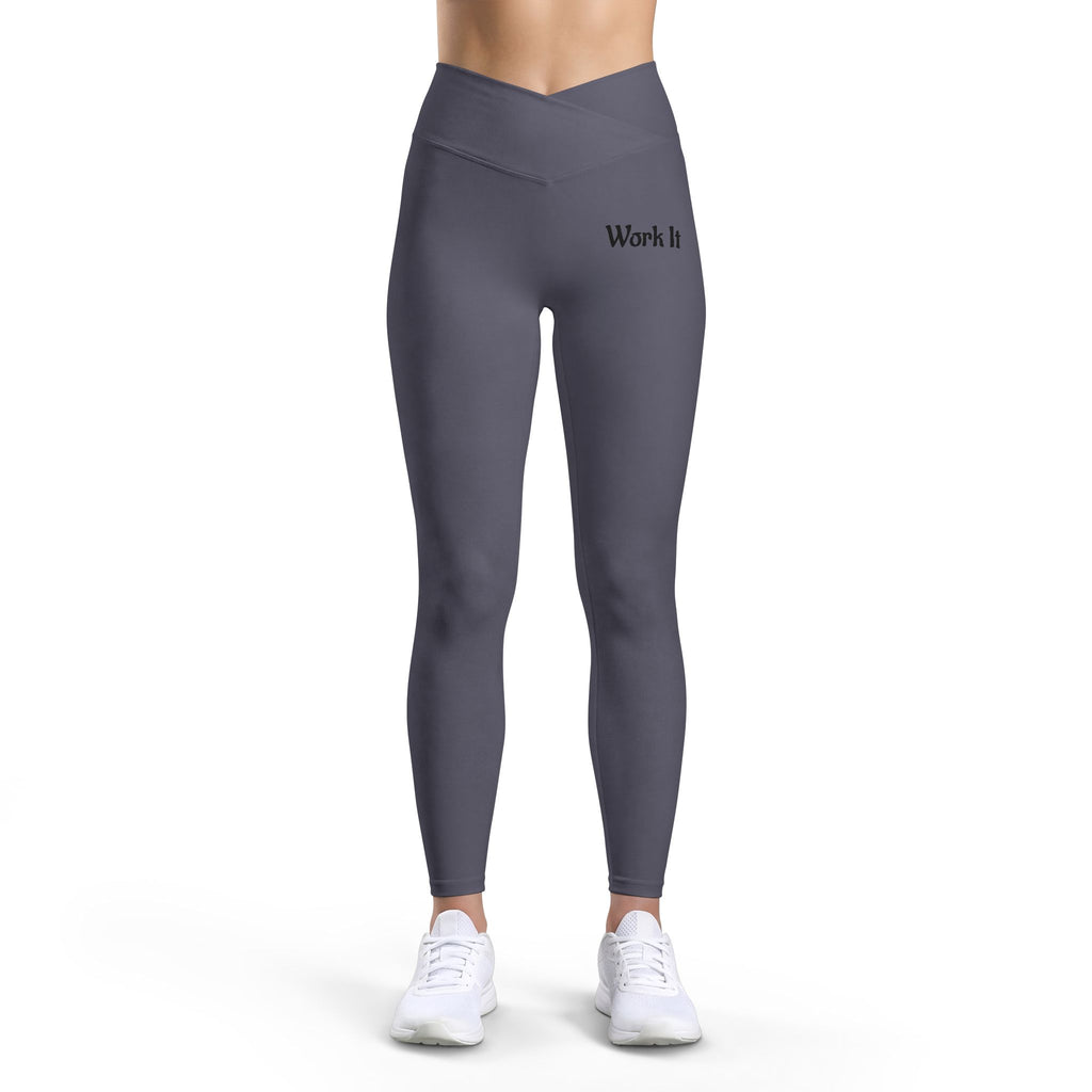 Work It Women’s Luxe Leggings — High-Waist V-Cut Activewear