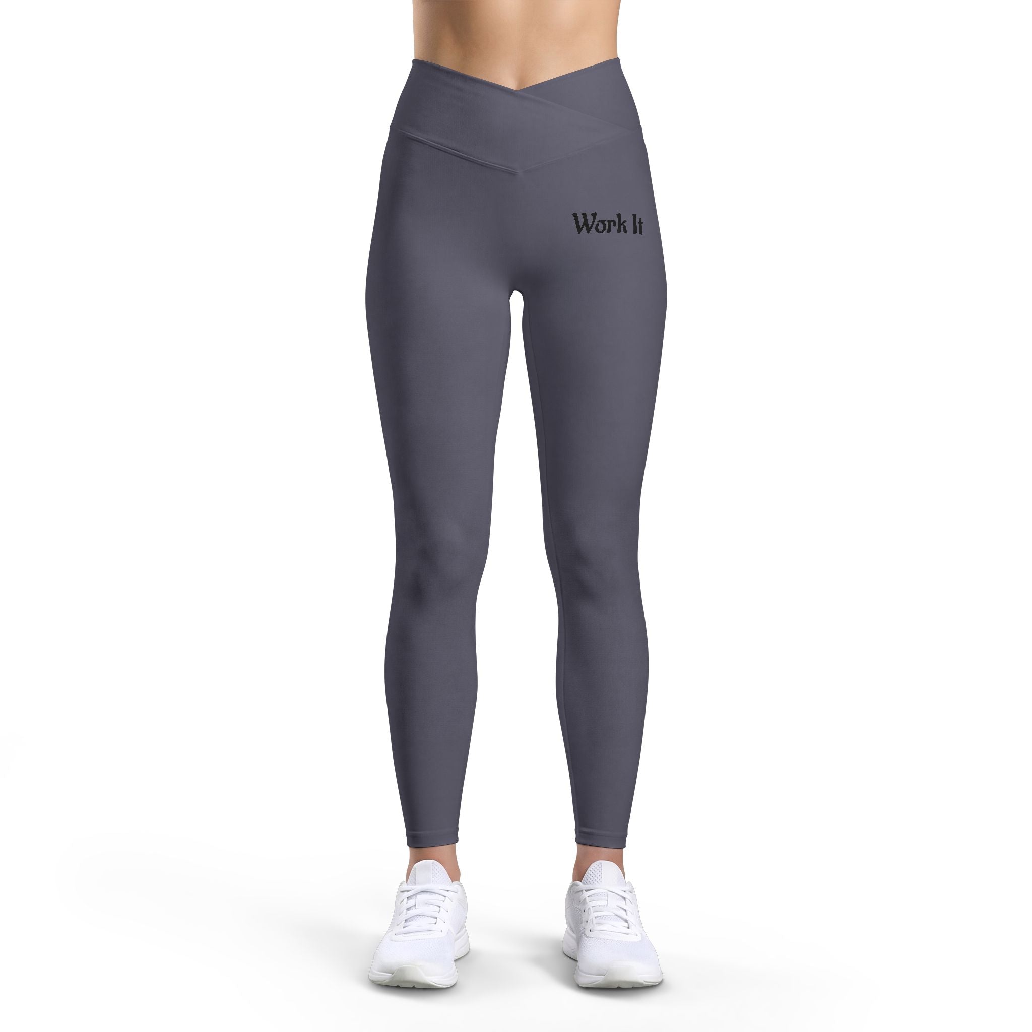 Work It Women’s Luxe Leggings — High-Waist V-Cut Activewear