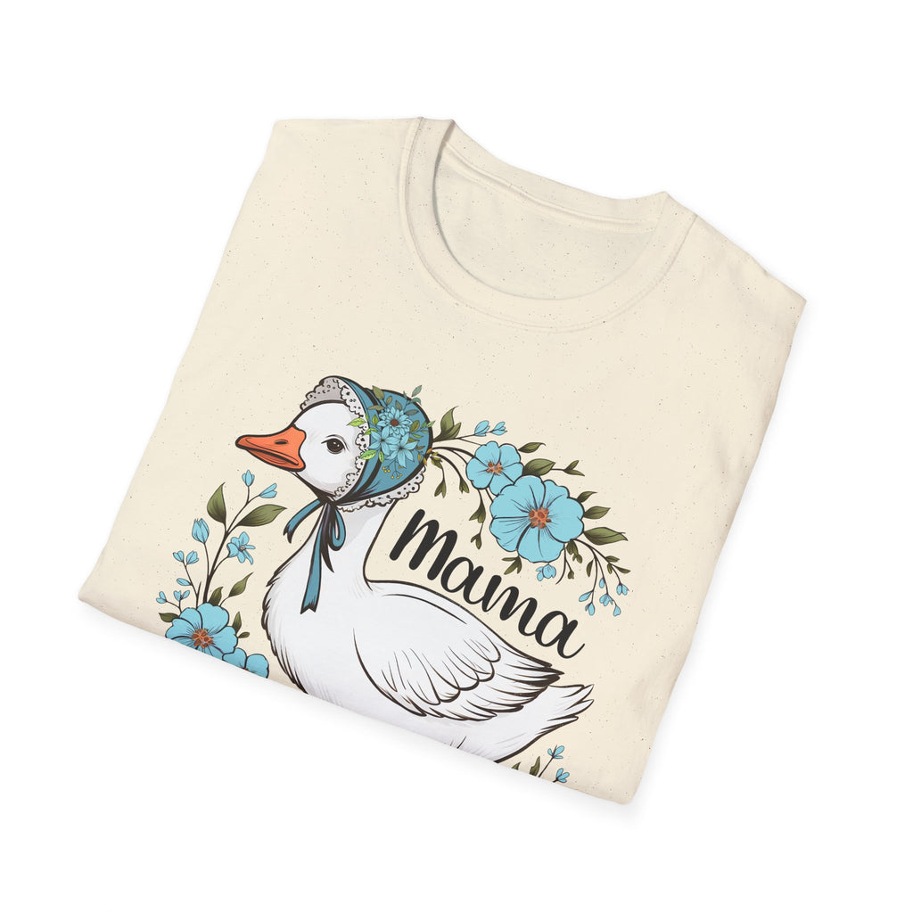 Mama Goose T-Shirt — Cute Floral Mother Goose Tee
