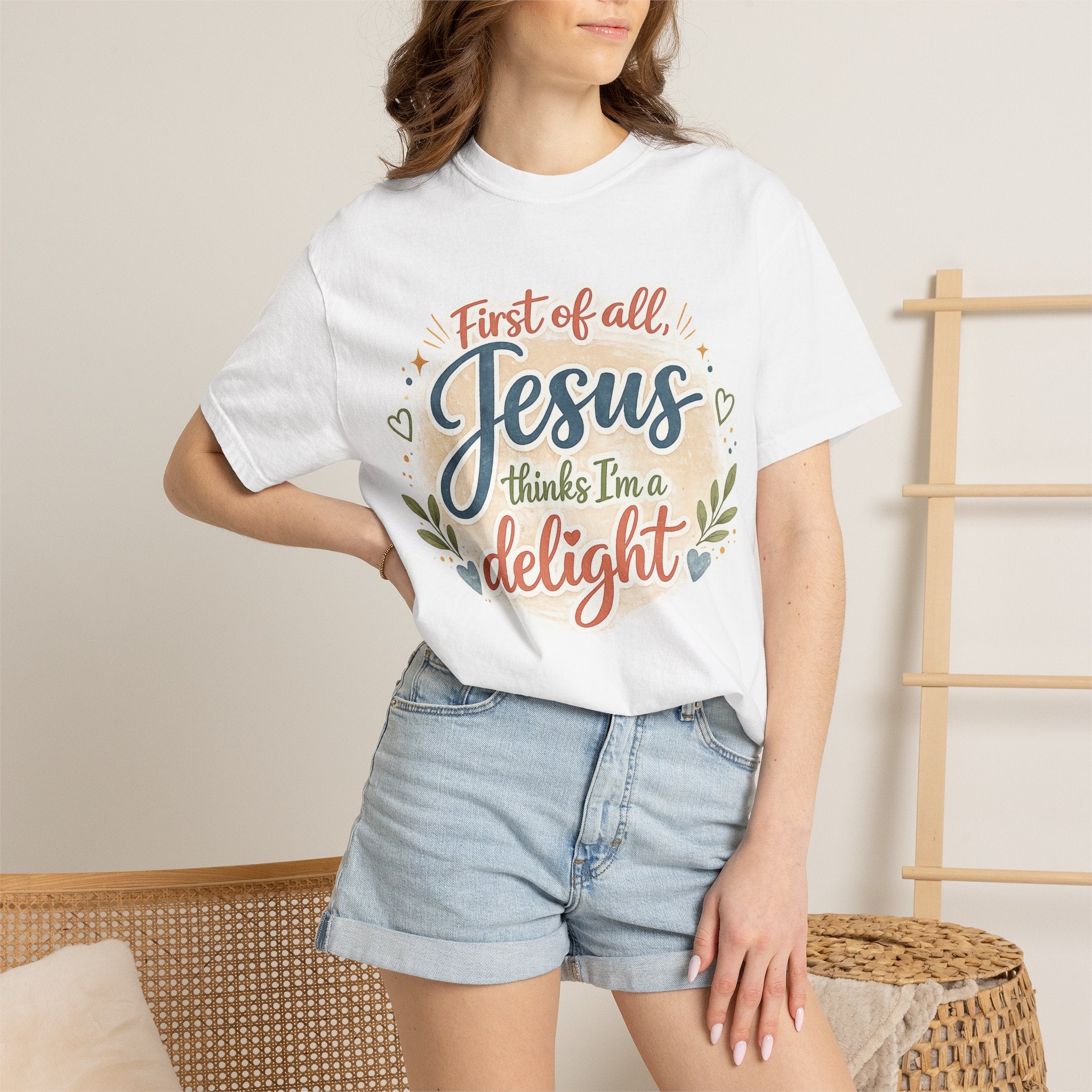 Jesus Thinks I’m a Delight T-Shirt — Christian Faith Graphic Tee