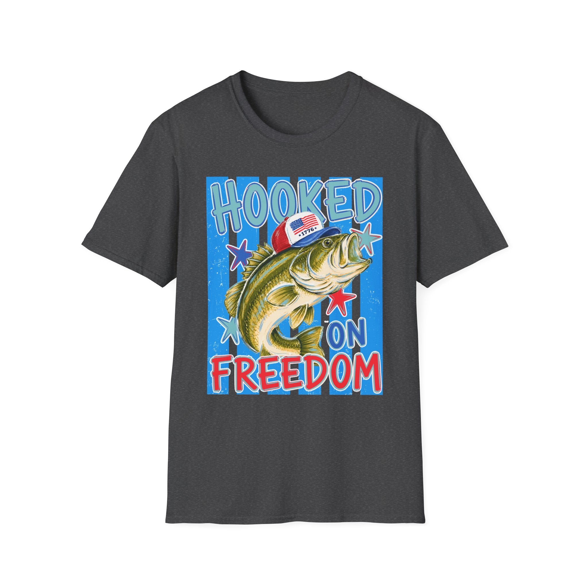 Hooked on Freedom Fishing T-Shirt