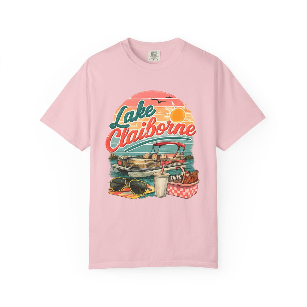 Lake Claiborne Retro Picnic T-Shirt
