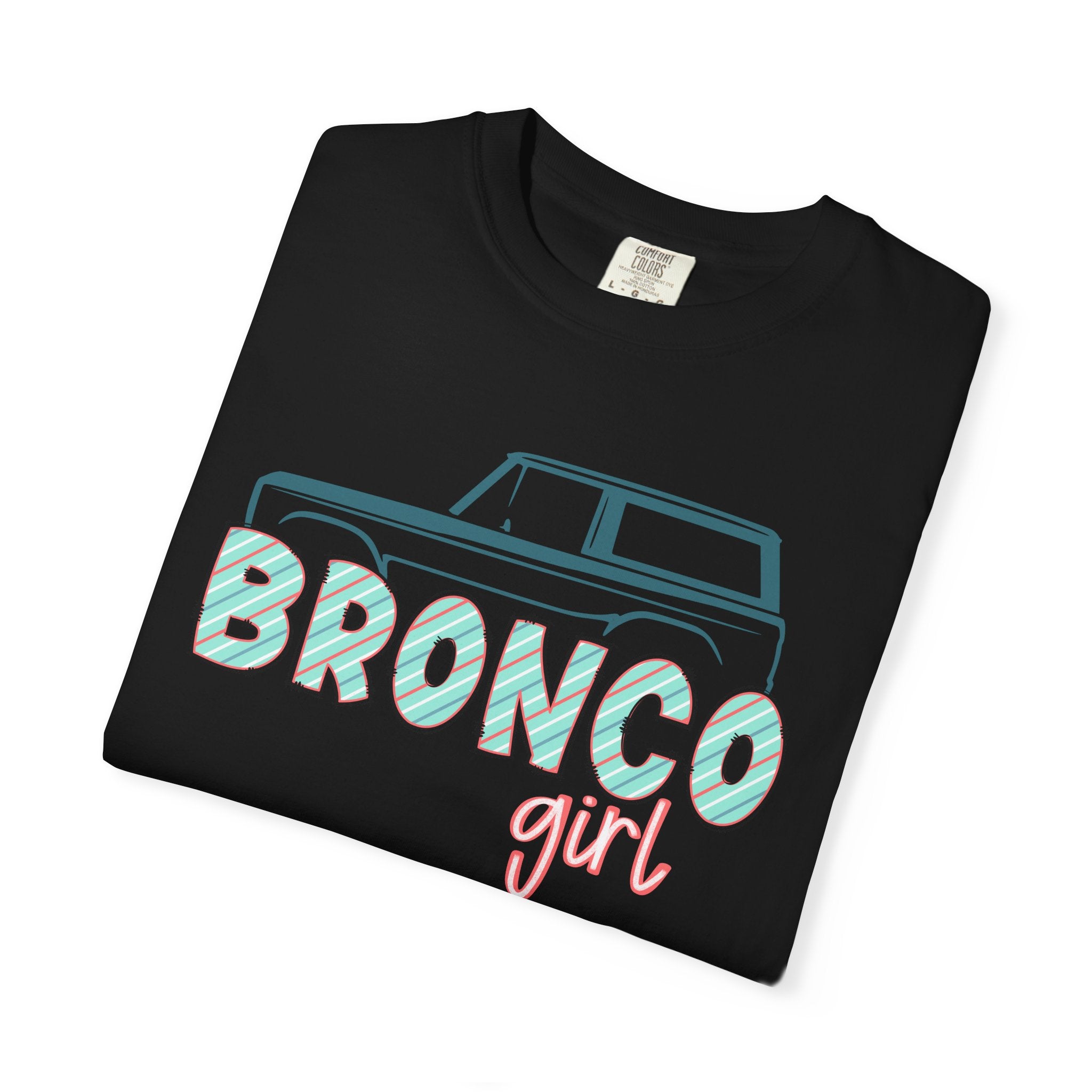 Bronco Girl T‑Shirt — Vintage SUV Graphic Tee for Women, 'Bronco Girl'
