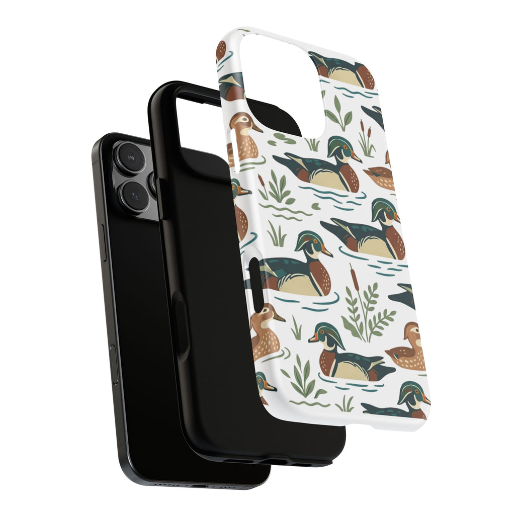 Duck Pattern Phone Case — Cute Woodland Waterfowl iPhone Case
