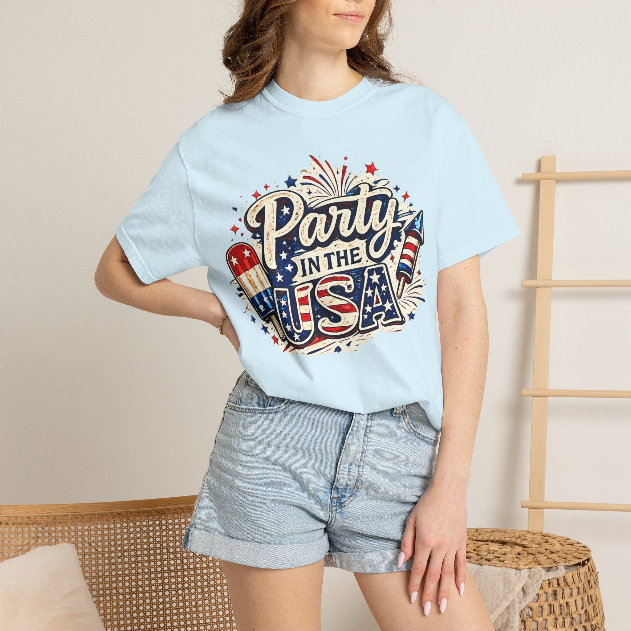 Party in the USA T-Shirt — Patriotic 4th of July Graphic Tee